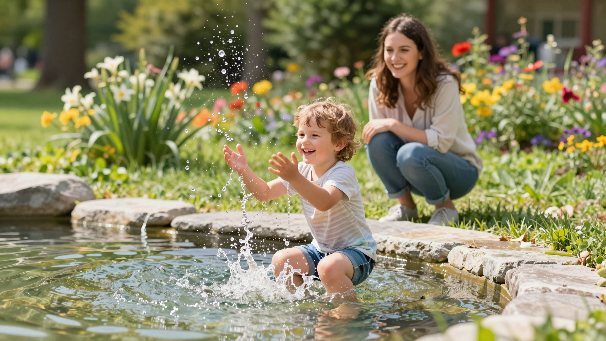 A víz támogathatja a fejlődést és a kreativitást.