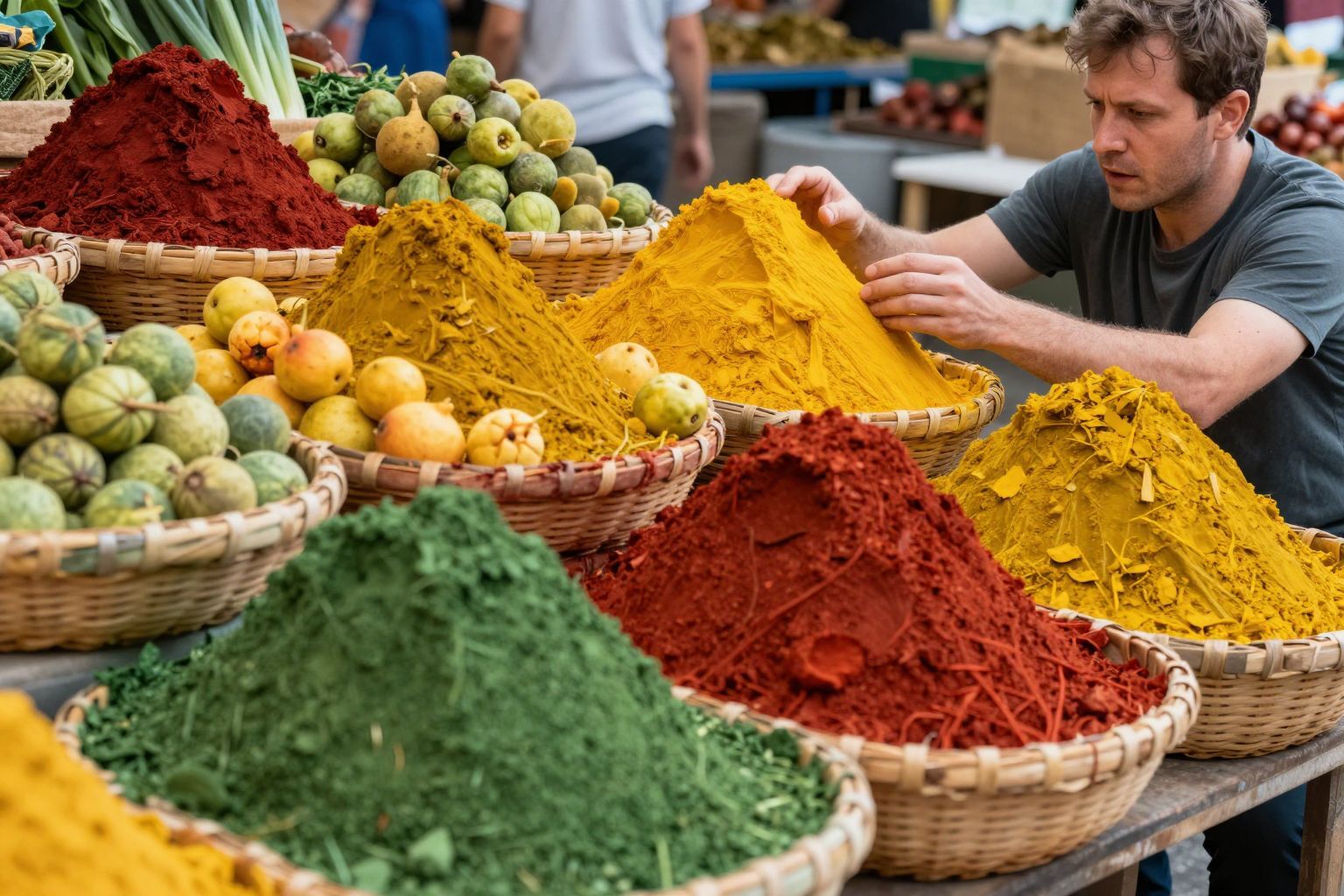 A természetes színezékek biztonságosabb alternatívái a mesterségeseknek.