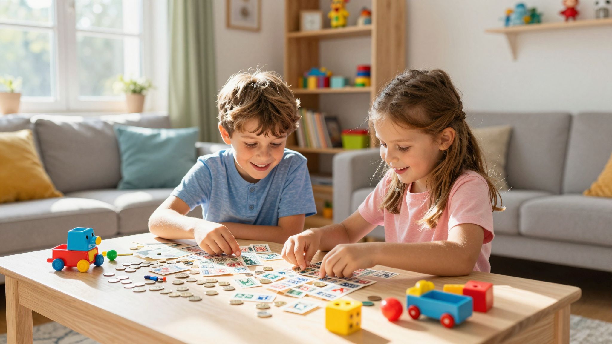 A gyűjtés segítheti a gyerekek kreatív gondolkodását.