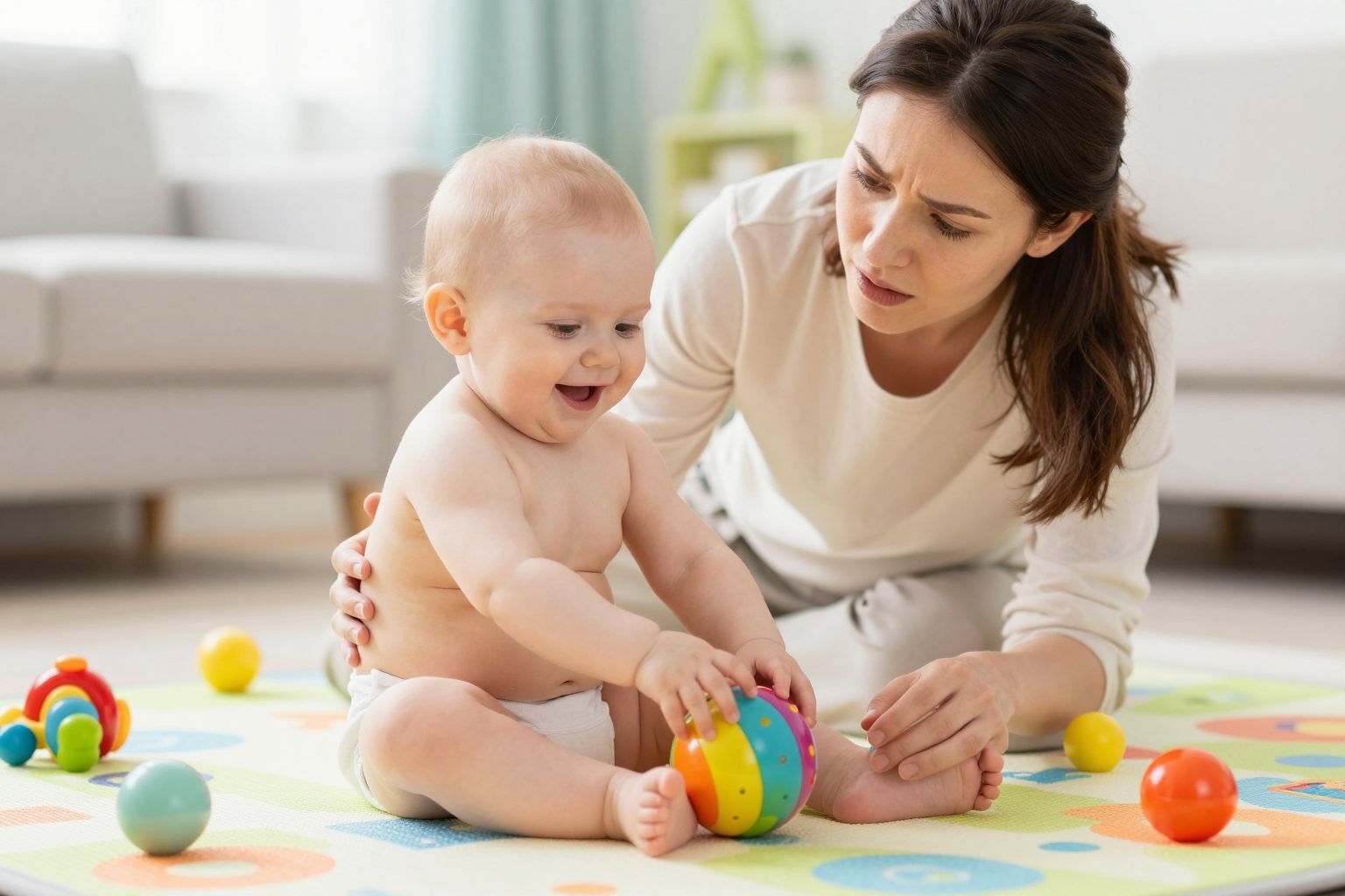 A diszbiózis hasi fájdalmat okozhat csecsemőknél.