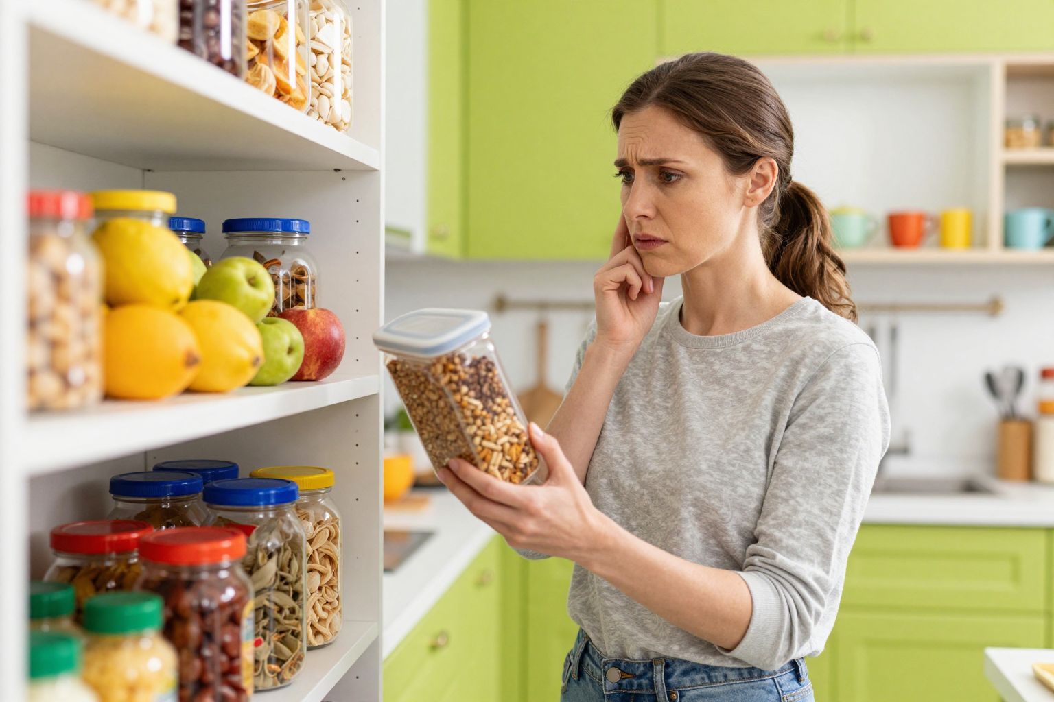 A tisztaság a legjobb védekezés az élelmiszermolyok ellen.