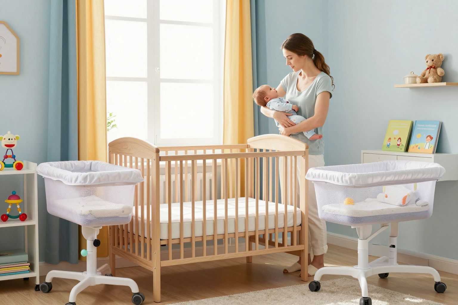 Az újszülött ágycseréje 3-6 hónapos kor körül ajánlott.