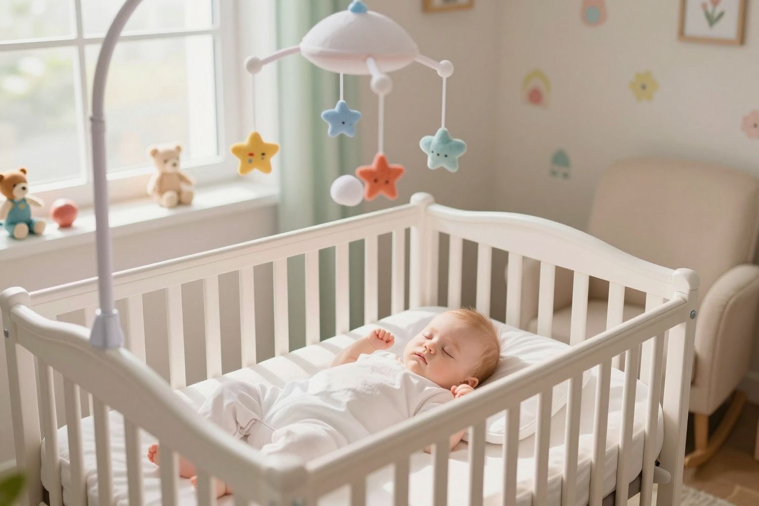 Az állandó rutin segíti a baba jobb alvását.