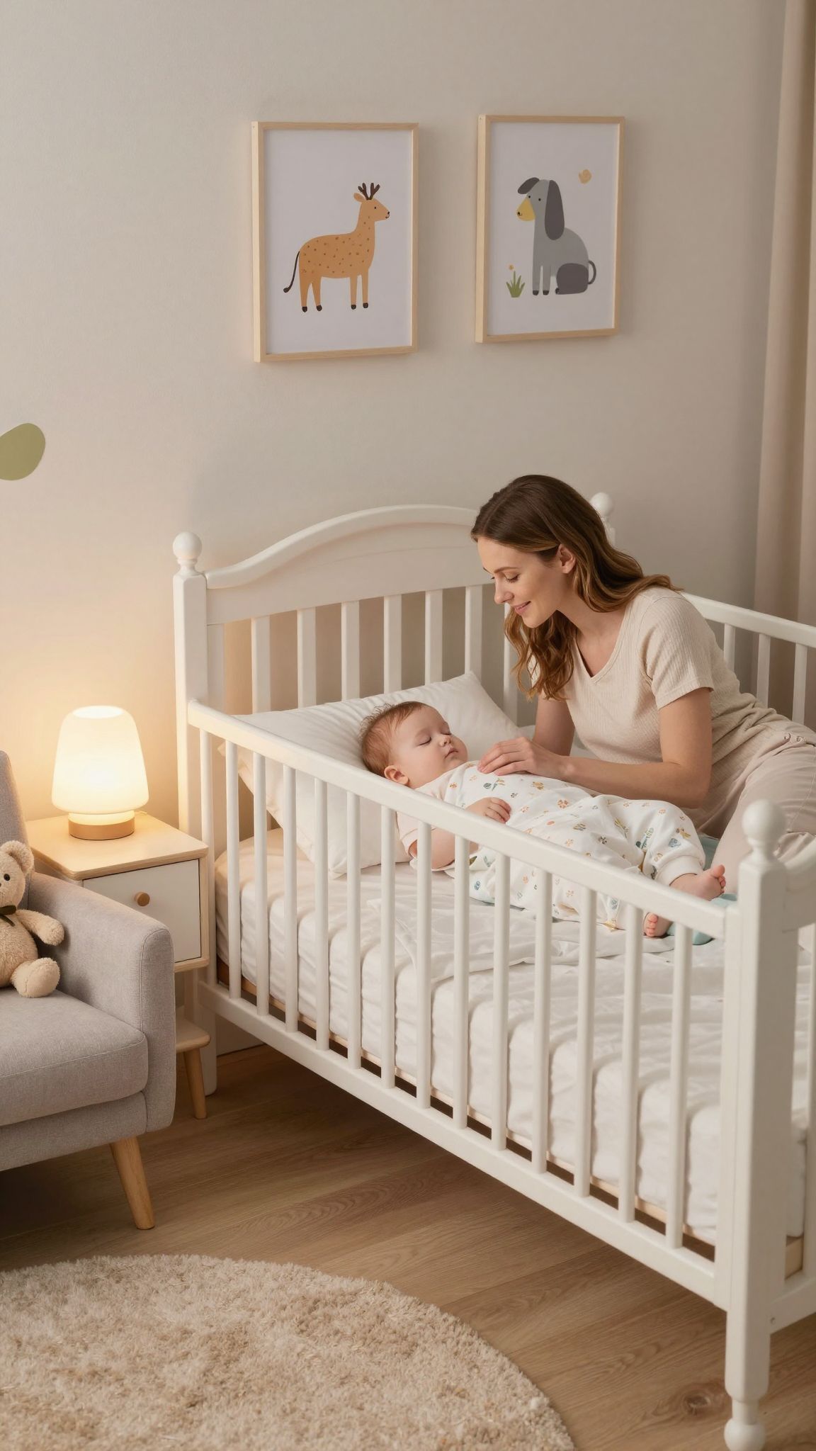 A konzisztens rutin segíti a baba jobb alvását.