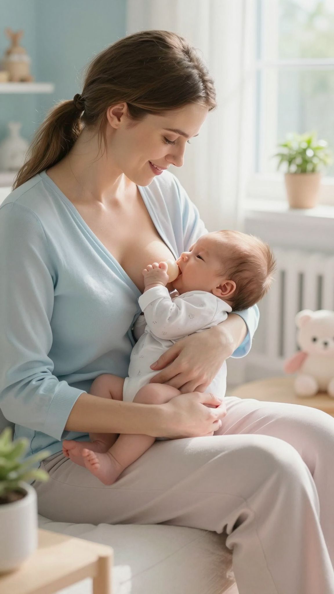 Az anyatej gazdag tápanyagokban, támogatja az agyi fejlődést.