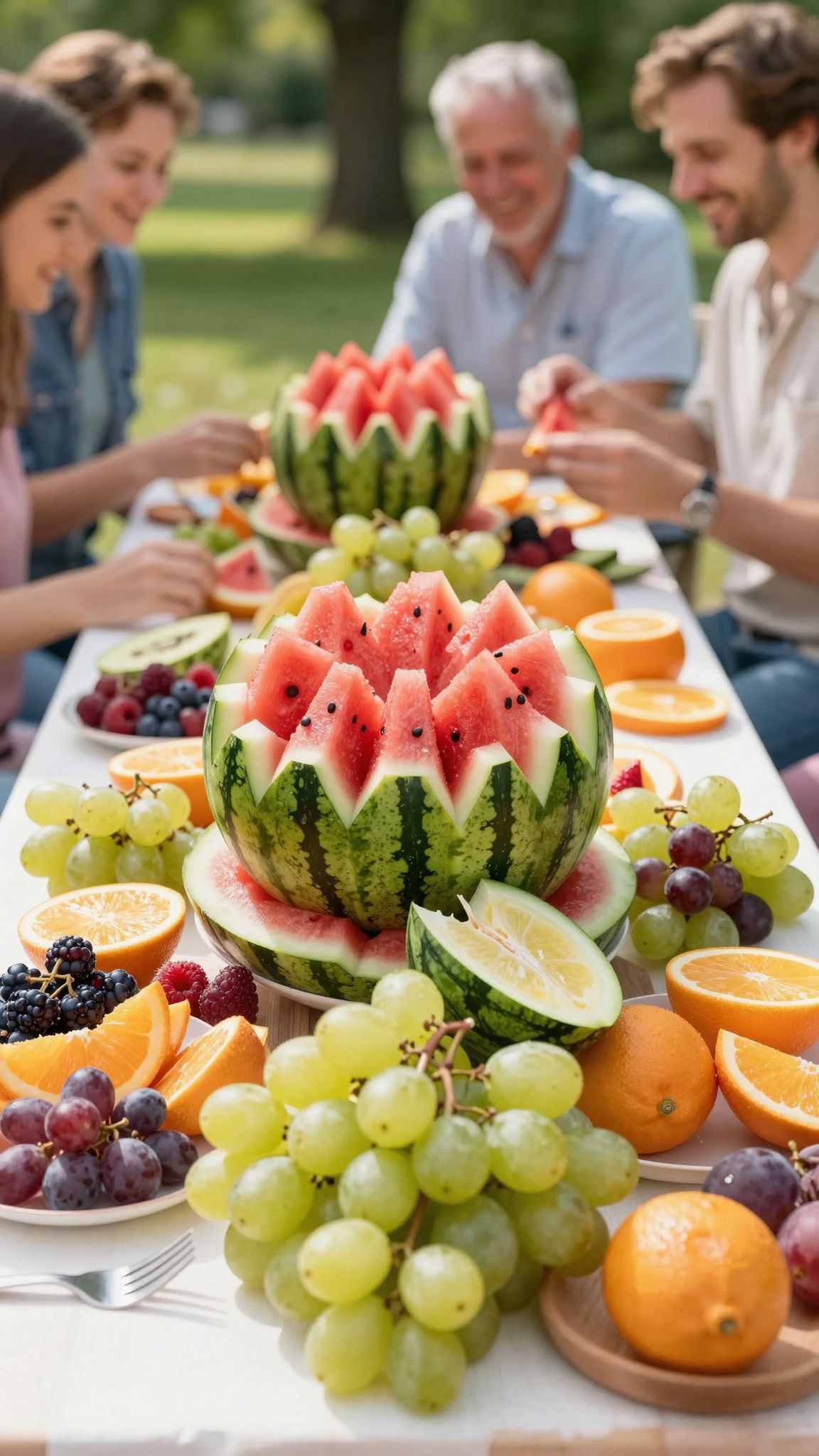 A dinnye faragás során mindig használj éles kést!