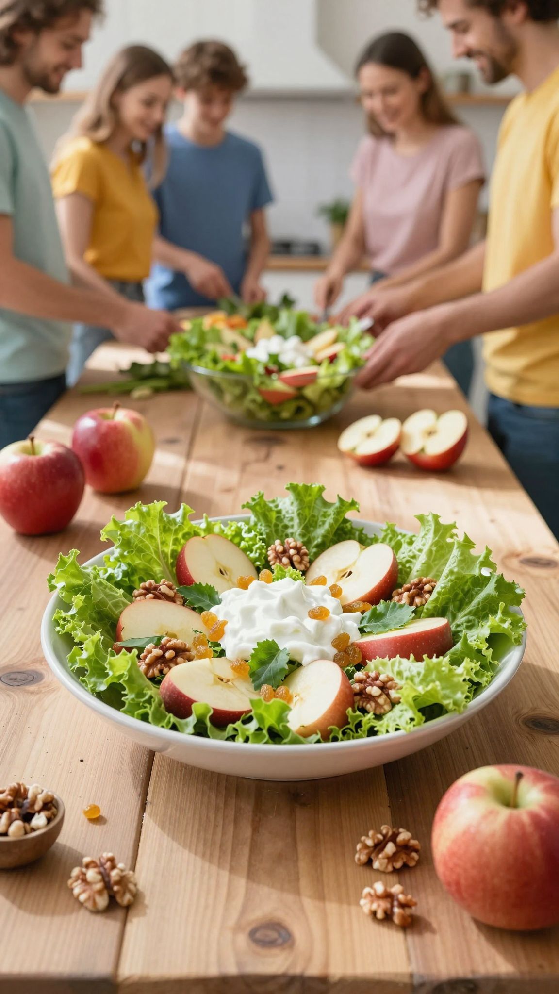 Könnyű dióval és joghurtos öntettel még ízletesebb!