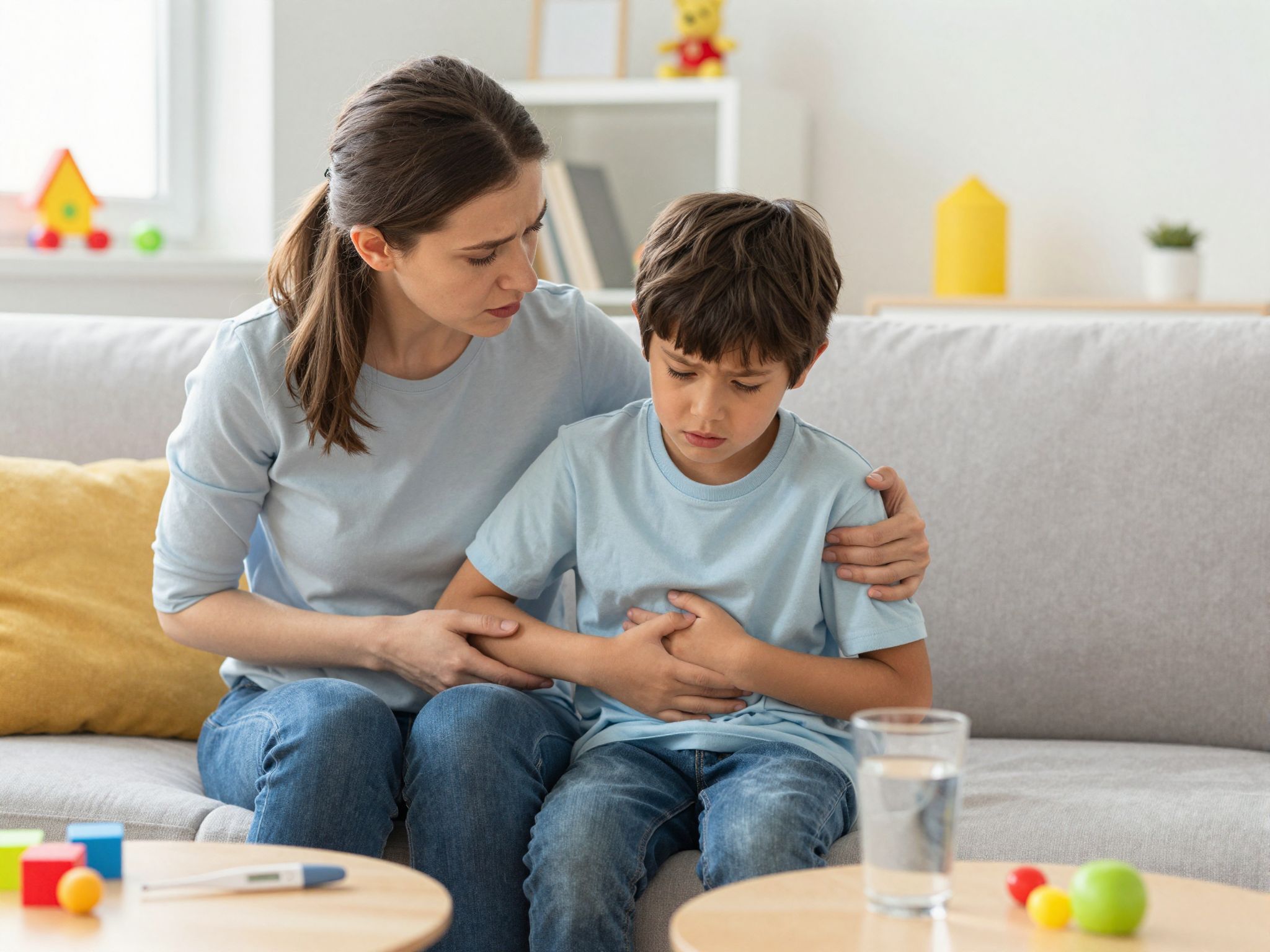 Hirtelen láz, vér a székletben orvosi sürgősséget jelez.