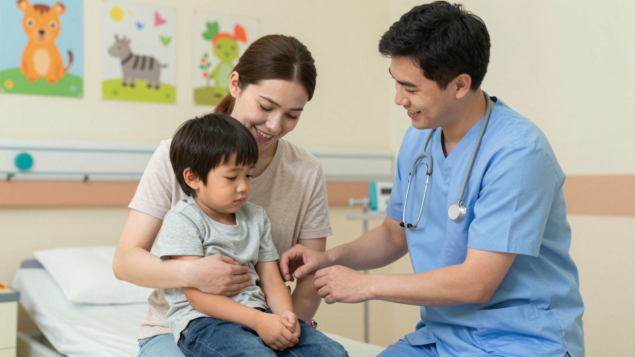 A szülői támogatás kulcs a gyermekek fájdalmának csillapításában.