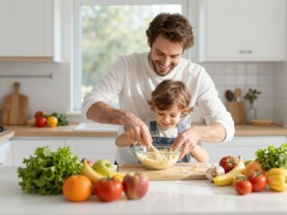 Főzzünk együtt a gyerekkel: a közös sütés-főzés fejlesztő hatásai