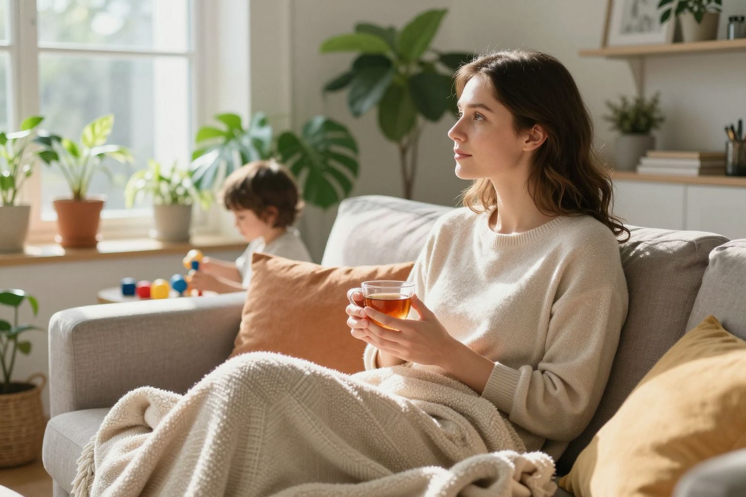 A szülés utáni depresszió zavarja a gondolkodást és figyelmet.