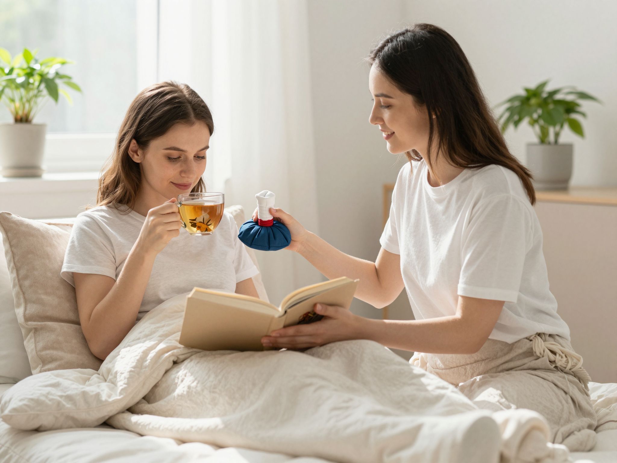 A gyógyuláshoz fontos a pihenés és a folyadékbevitel.