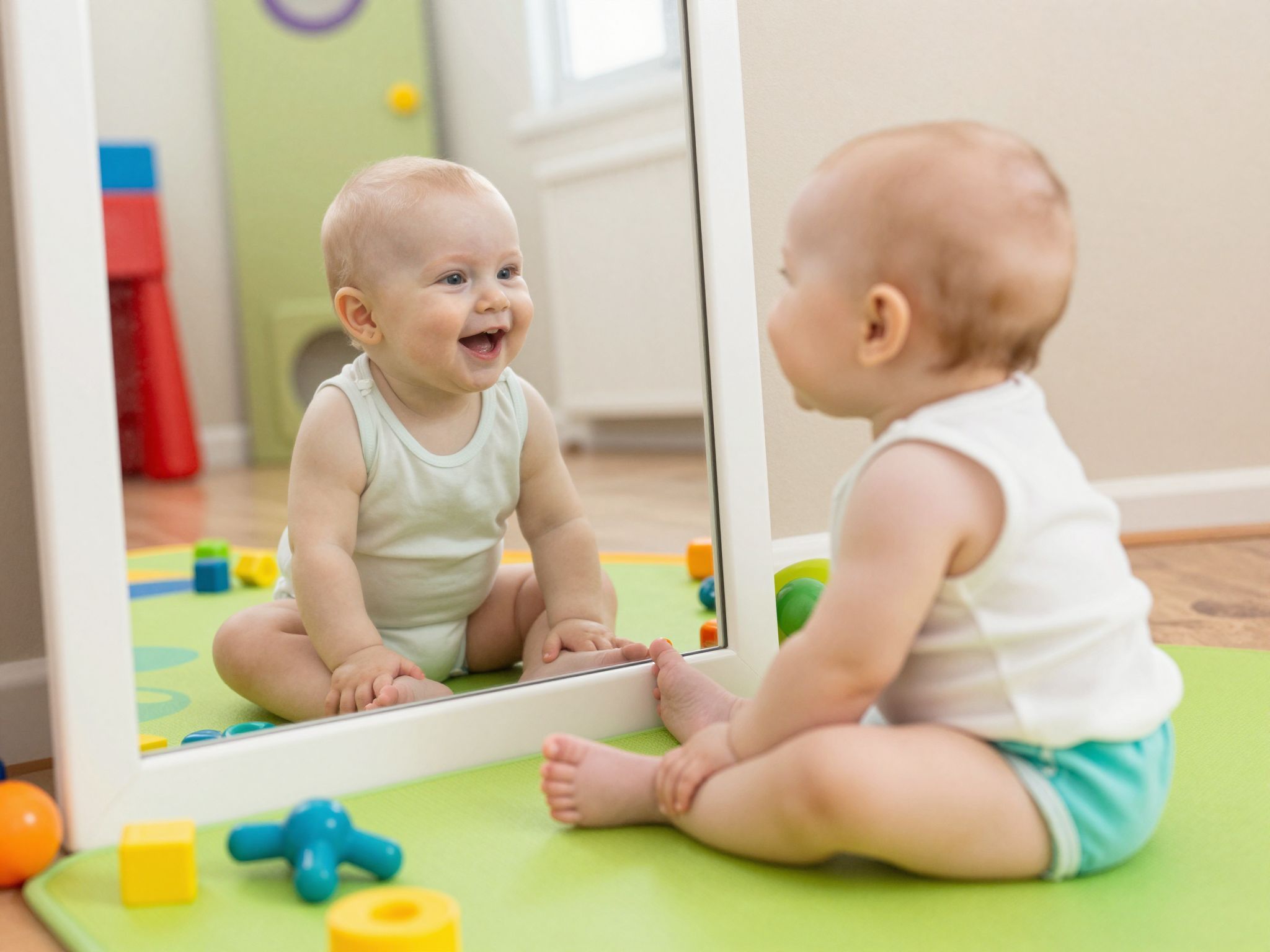 A baba tükörképe segíti az önazonosság fejlődését.