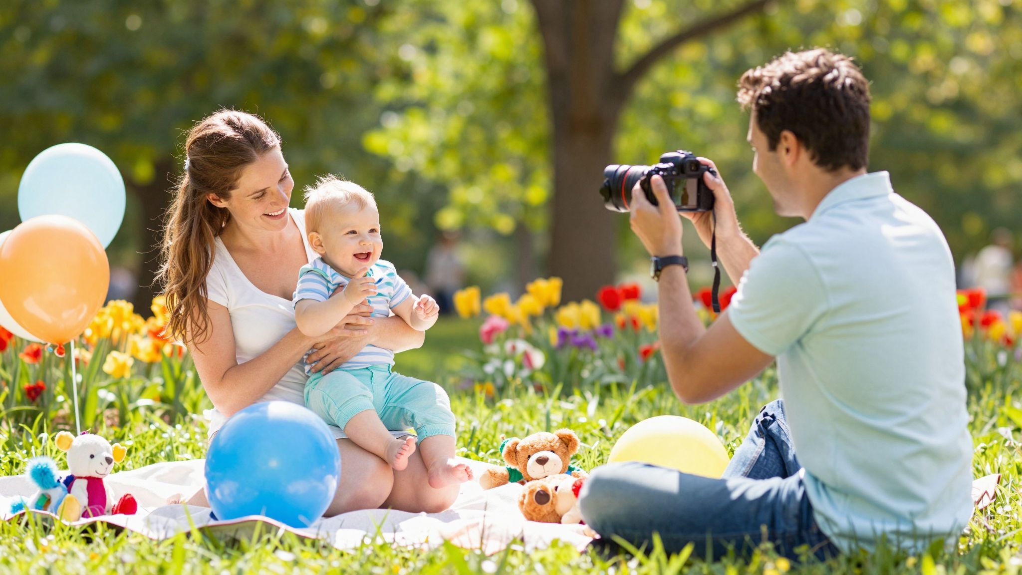 A baba első lépései örök emlékeket teremtenek.