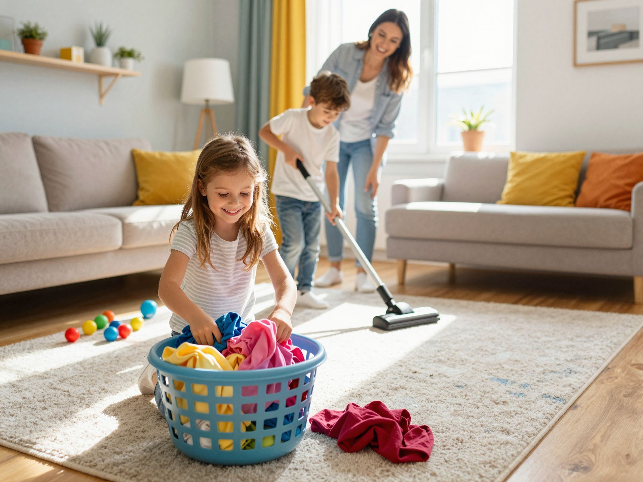 A házimunka tanítja a felelősséget és önállóságot a gyereknek.