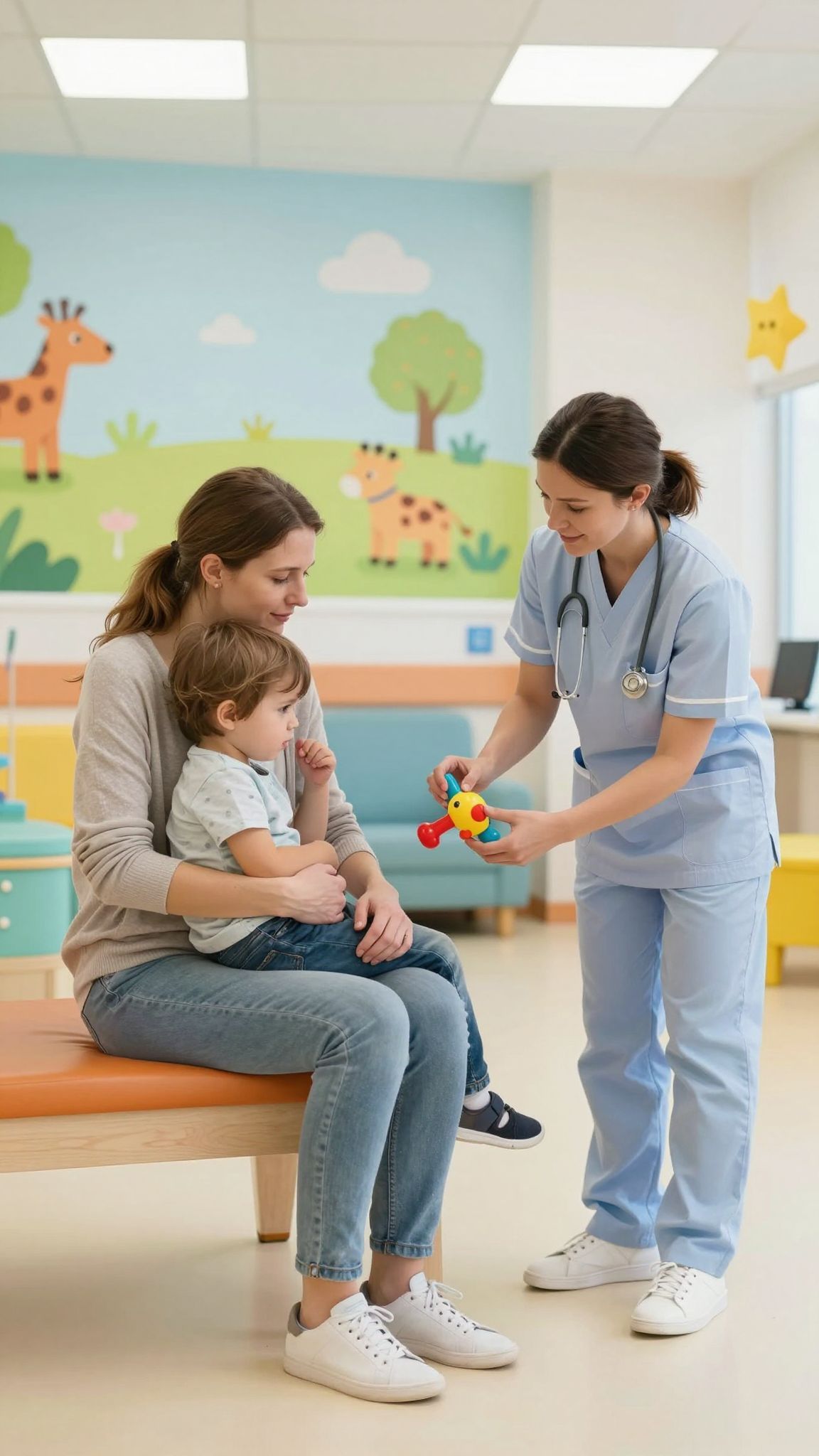 A gyerekek megnyugtatása kulcsfontosságú a sürgősségi ellátásban.