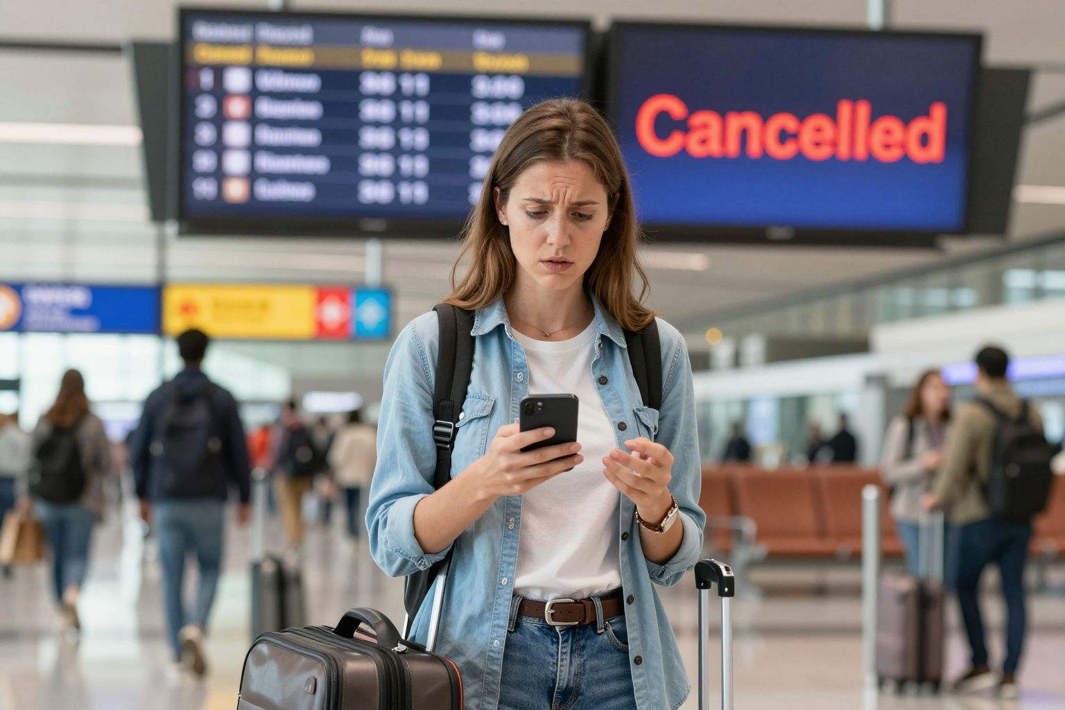 Késés esetén jogod van kártérítésre és átfoglalásra.