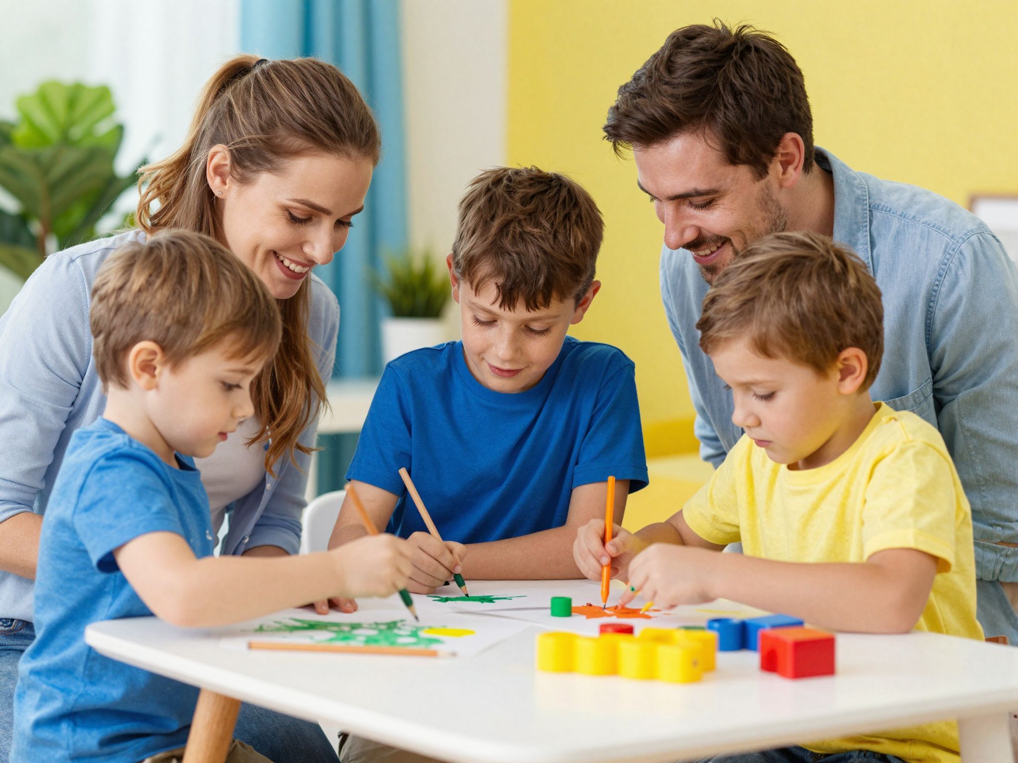 A szeretetteljes keretek biztonságot nyújtanak a gyermekeknek.