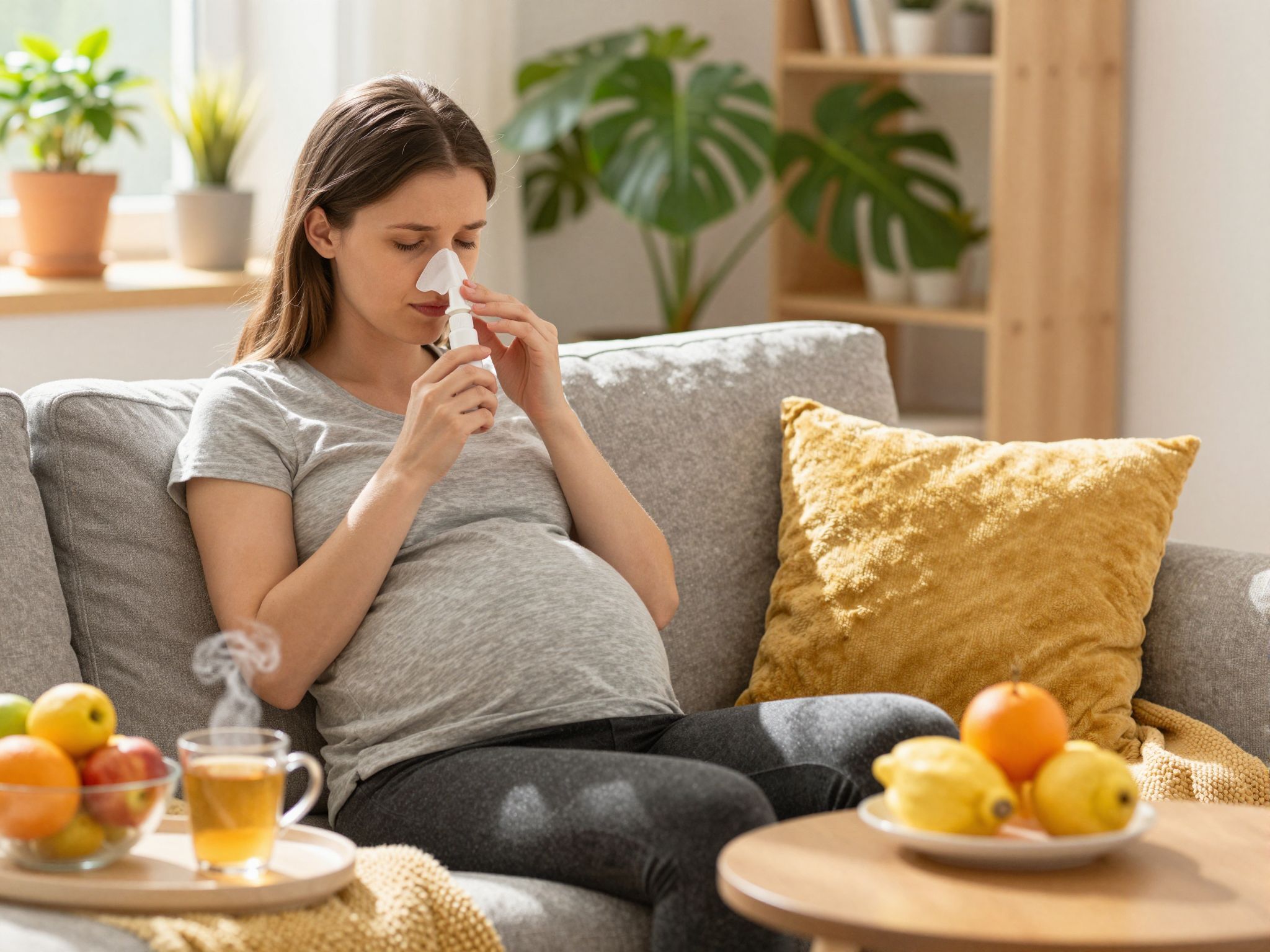 Gőzölés és sóoldatos orröblítés segíthet a megkönnyebbülésben.
