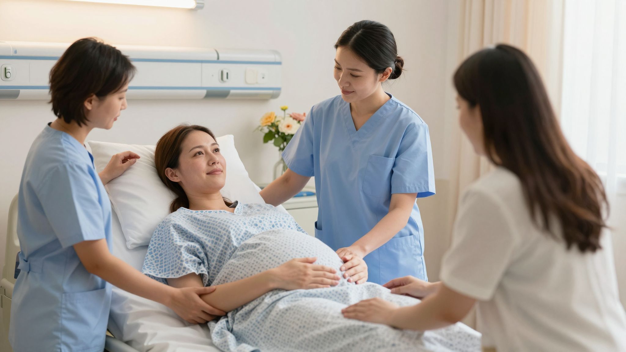 Fontos a világos és nyílt kommunikáció a szülészettel.