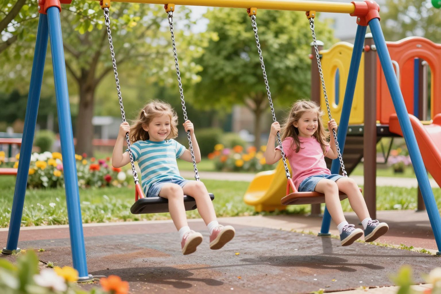 Válaszd a stabil, puha talajjal rendelkező hintát!