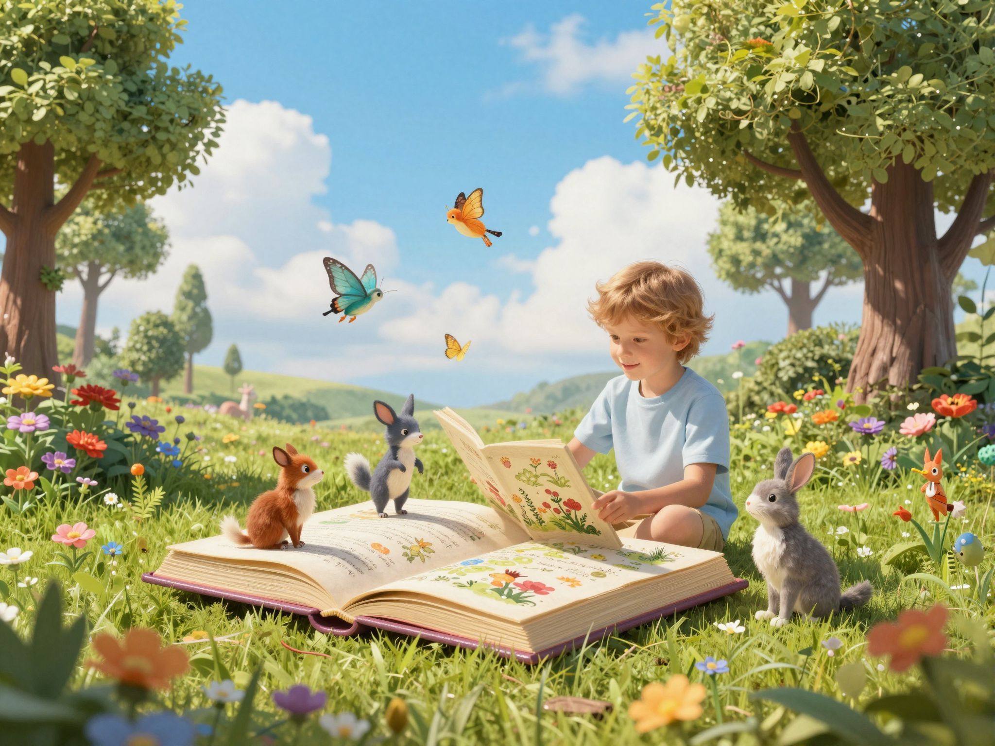 A gyermekek mesevilága fejleszti a képzelőerejüket.