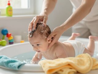 Kell-e egyáltalán sampont használni? Útmutató az újszülöttek hajának ápolásához