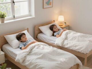 Két gyerek, nulla pihenés? Így hangold össze a testvérek alvásidejét