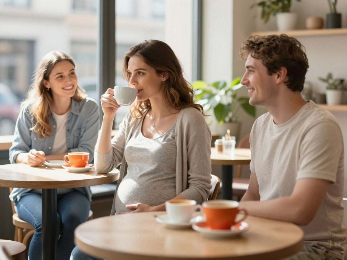 Koffein hatása a magzatra: összefüggés a kávézás és a baba súlya között
