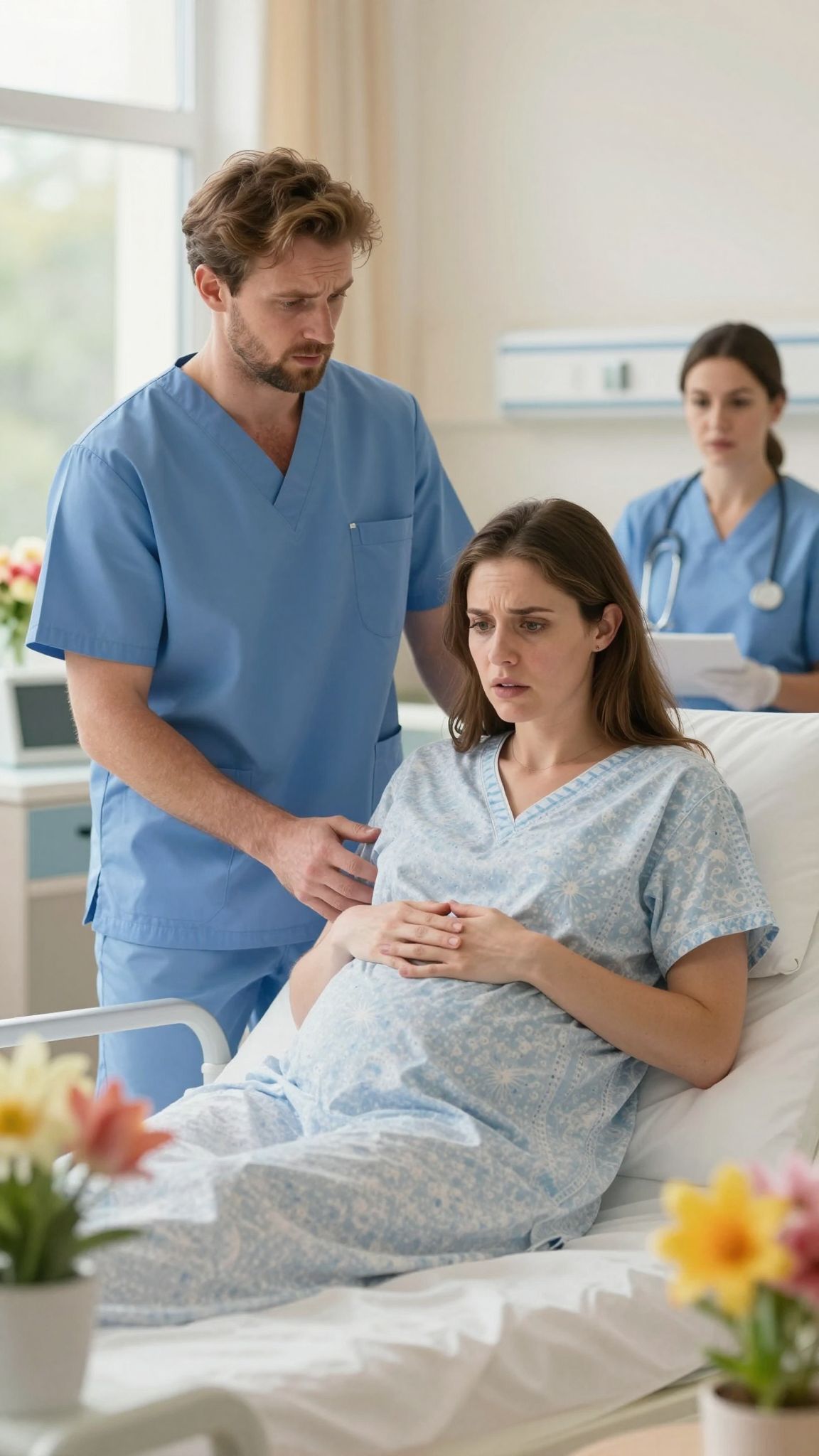 Hirtelen erős vérzés vagy súlyos fájdalom sürgős kórházlátogatást indokol.