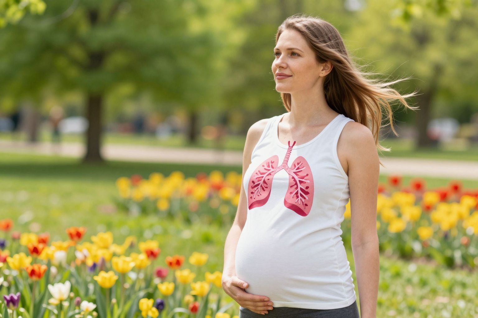 A terhesség alatt a tüdőkapacitás növekszik az oxigénért.