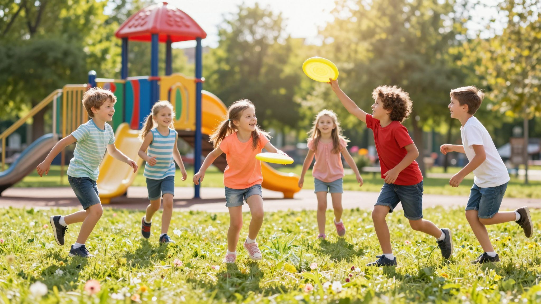 A játékos mozgás kulcsfontosságú a gyermekek fejlődésében.