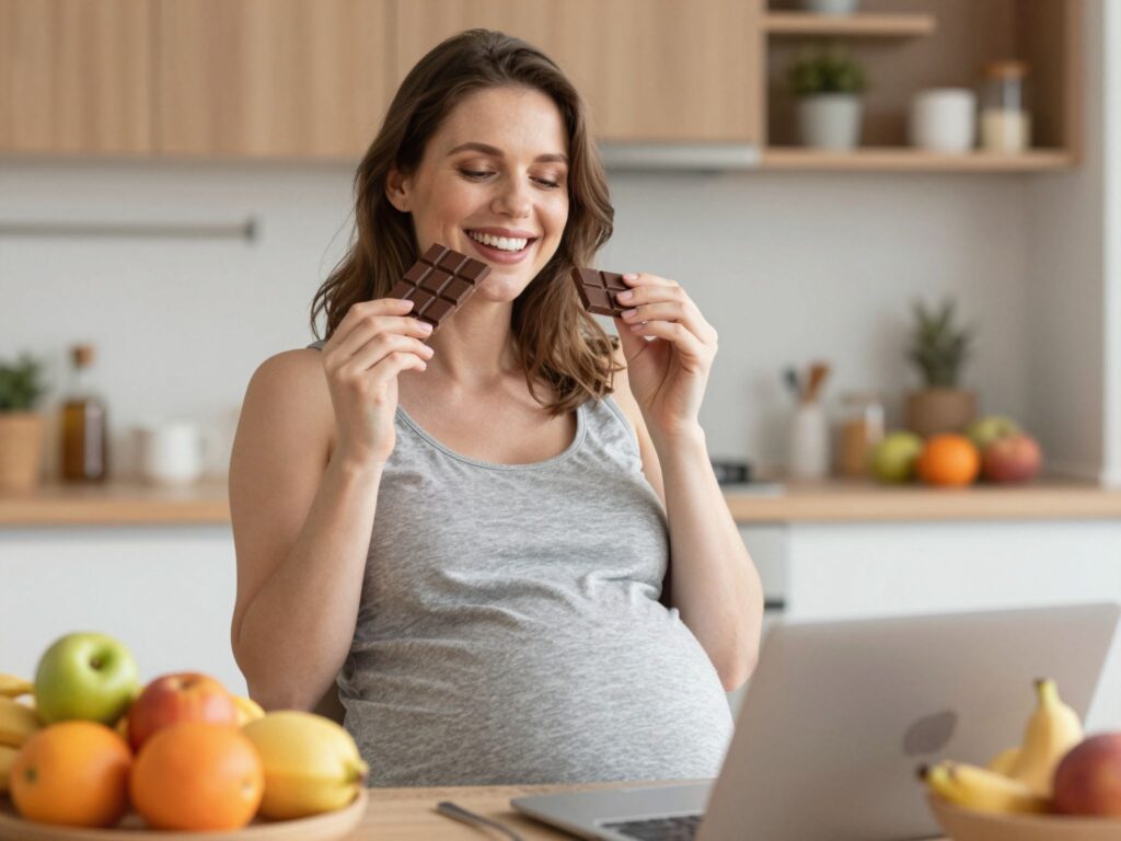 Napi egy kocka étcsoki a terhesség alatt? Igen, az ereid egészségéért