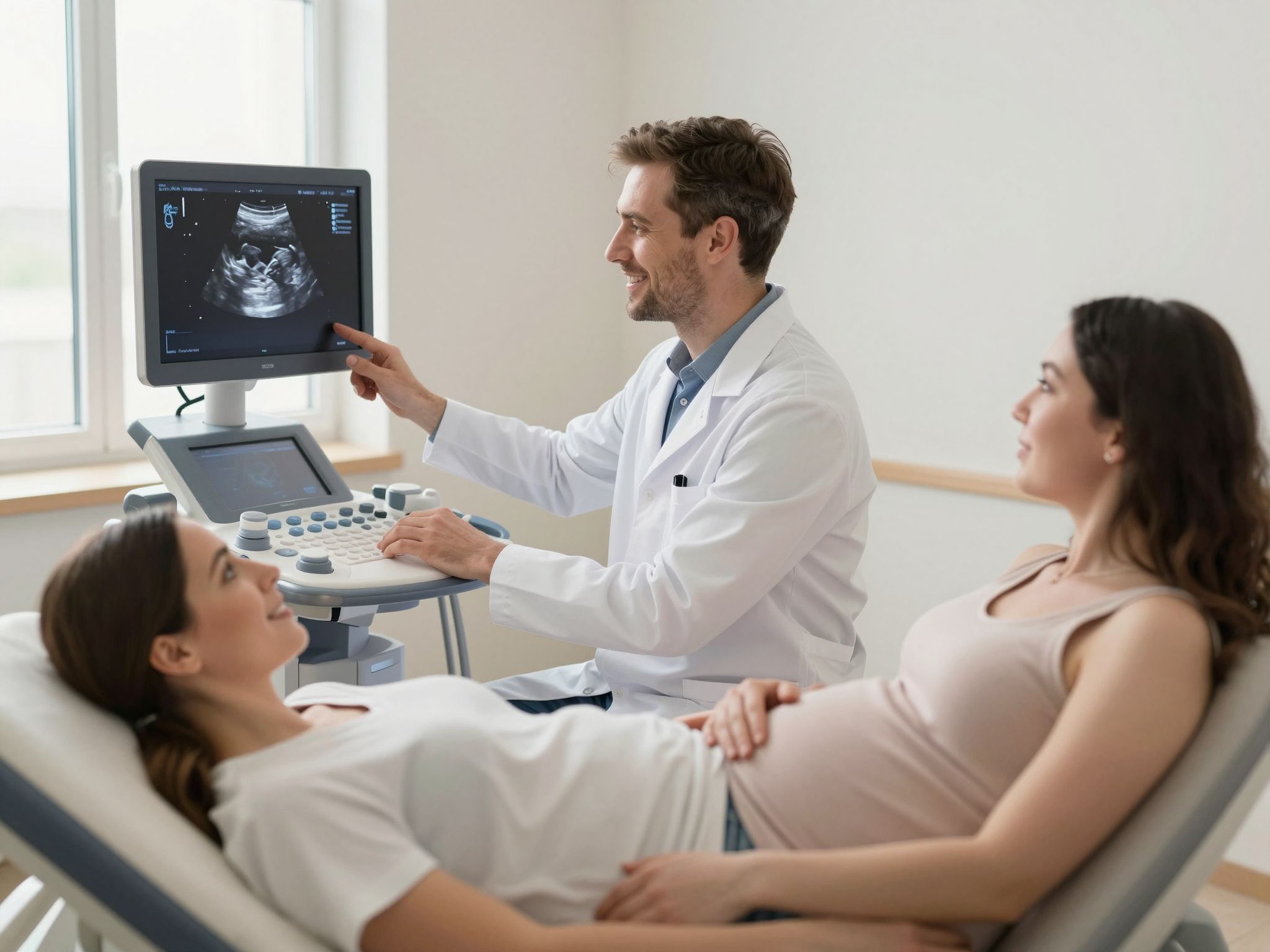 A 4D ultrahang valós idejű, részletes magzati képet ad.