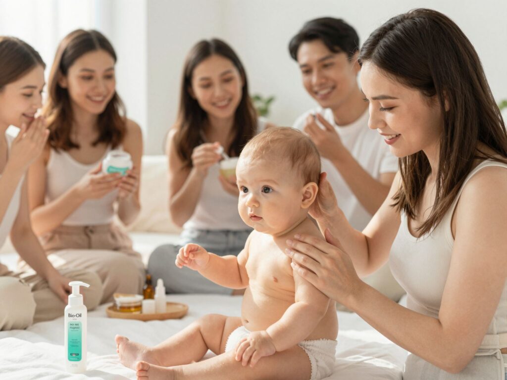 Száraz bőr kezelése csecsemő- és felnőttkorban a Bio-Oil Gél segítségével