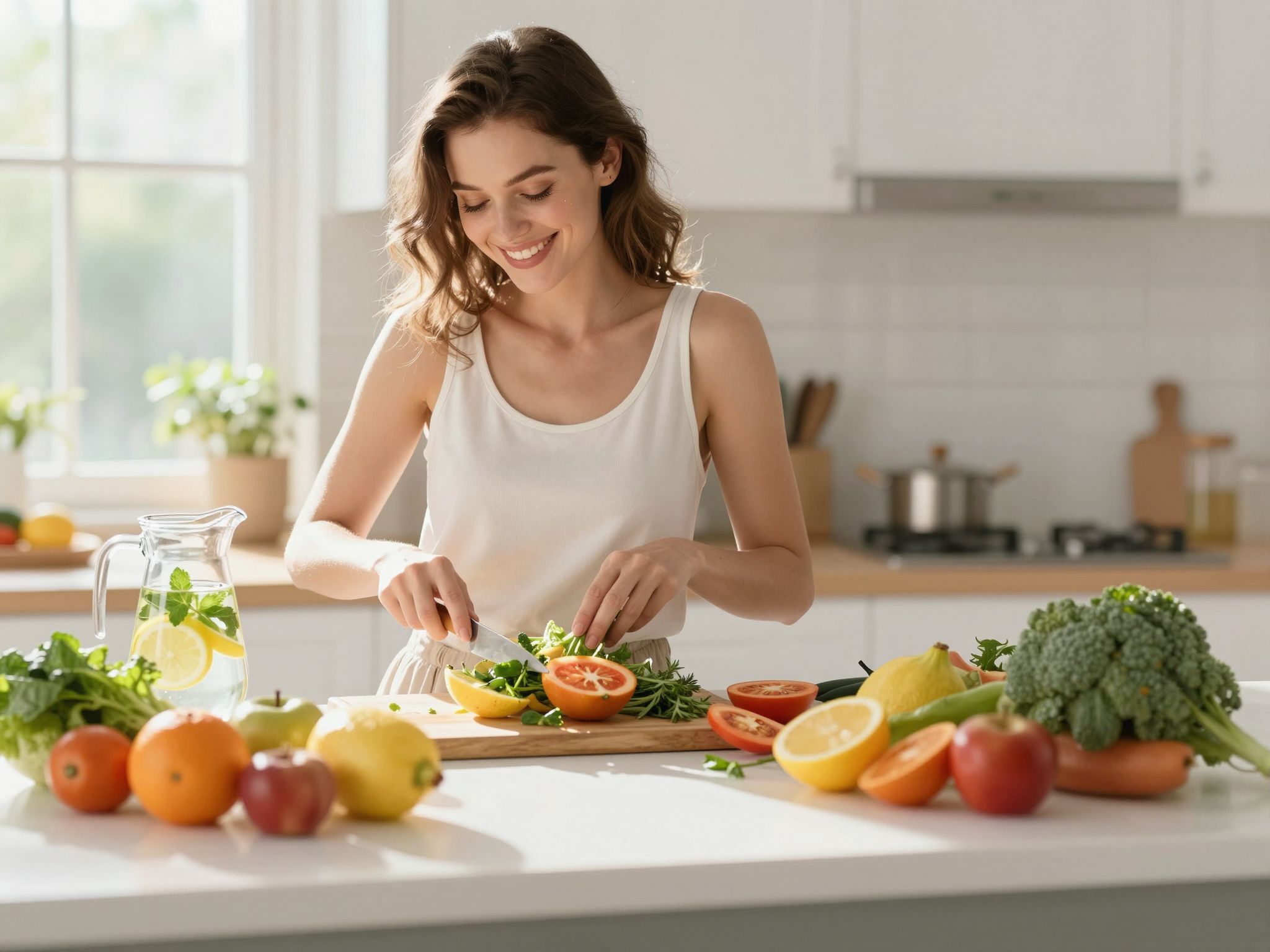 A megfelelő hidratálás ragyogó bőrt és egészséges hajat biztosít.