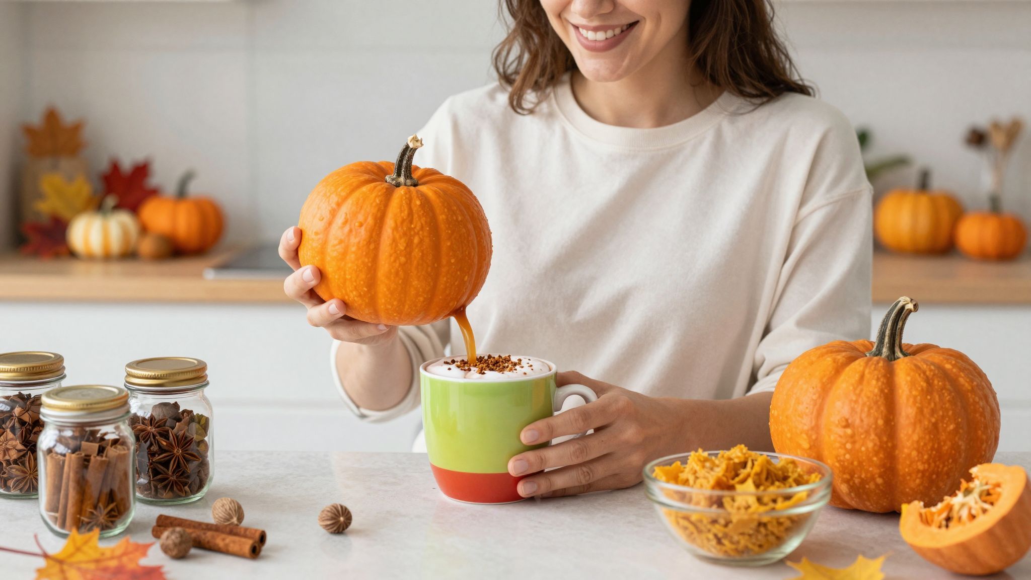 A sütőtökpüré nemcsak italokban, de desszertekben is csodás.