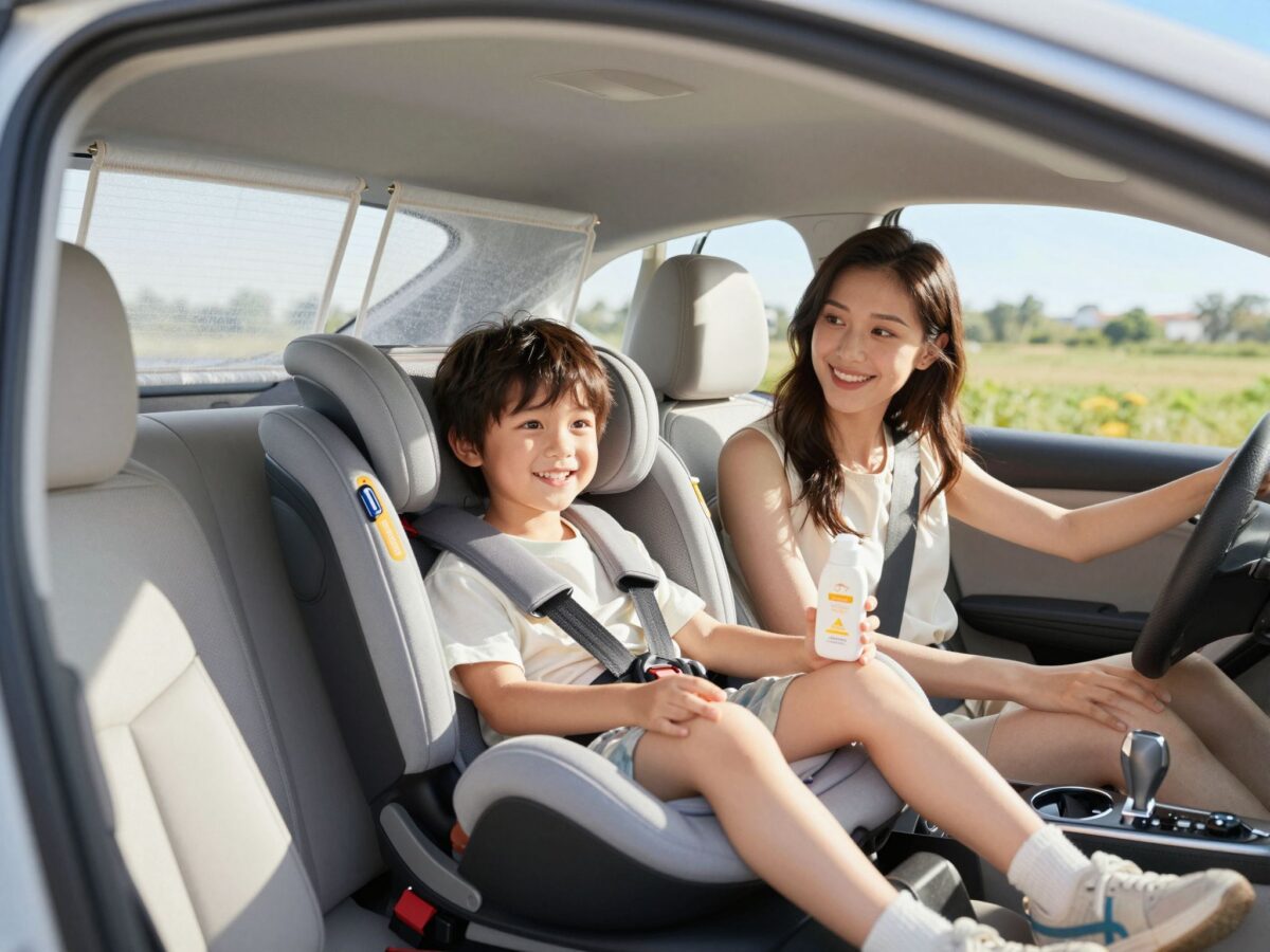 UV-sugárzás az autóban: hogyan védd a gyereked bőrét utazás közben?