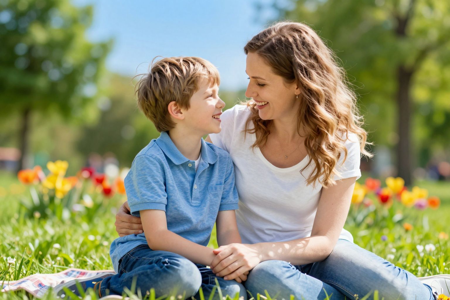 A szemkontaktus erősíti a kötődést és bizalmat.