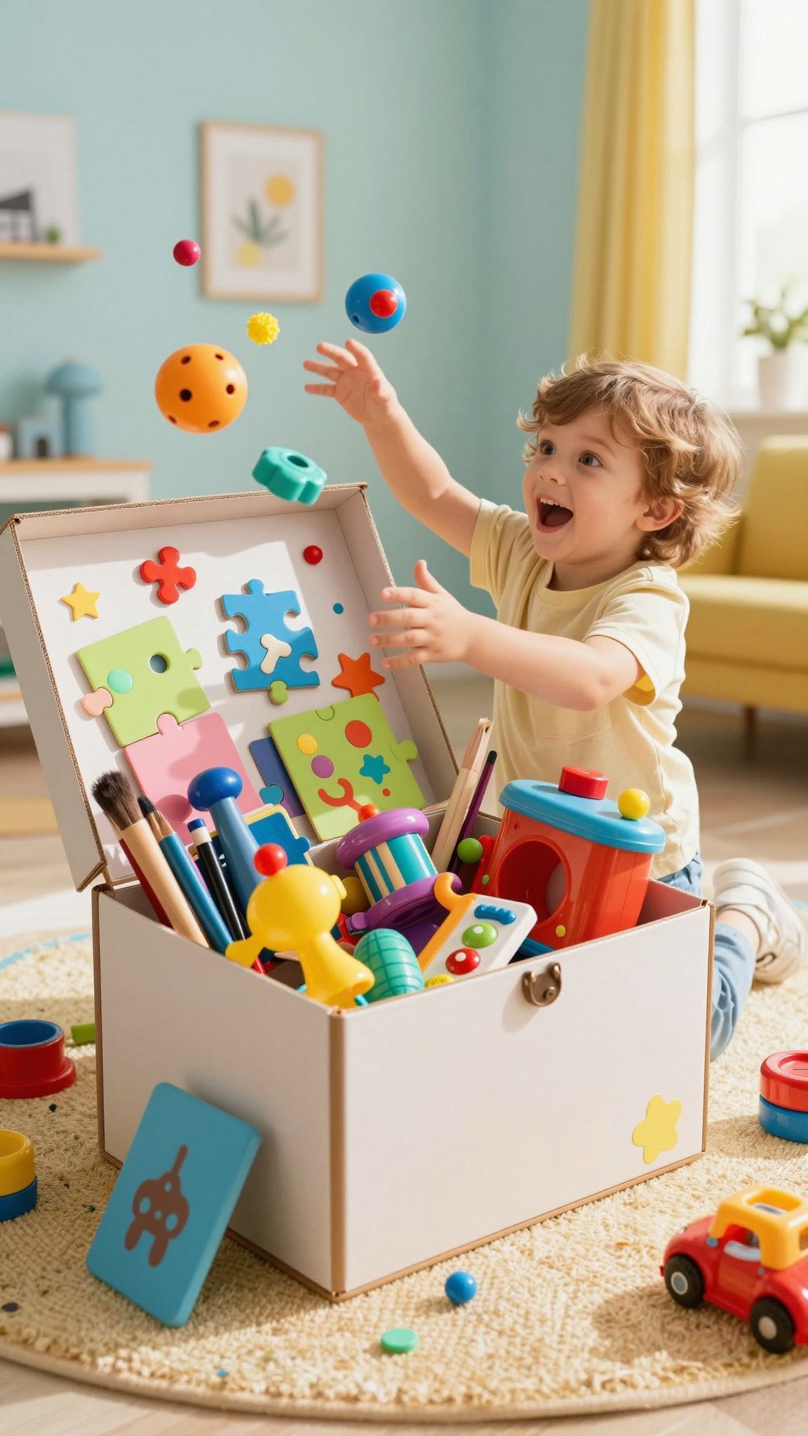 A varázslatos doboz segít felfedezni a gyerekek fantáziáját.