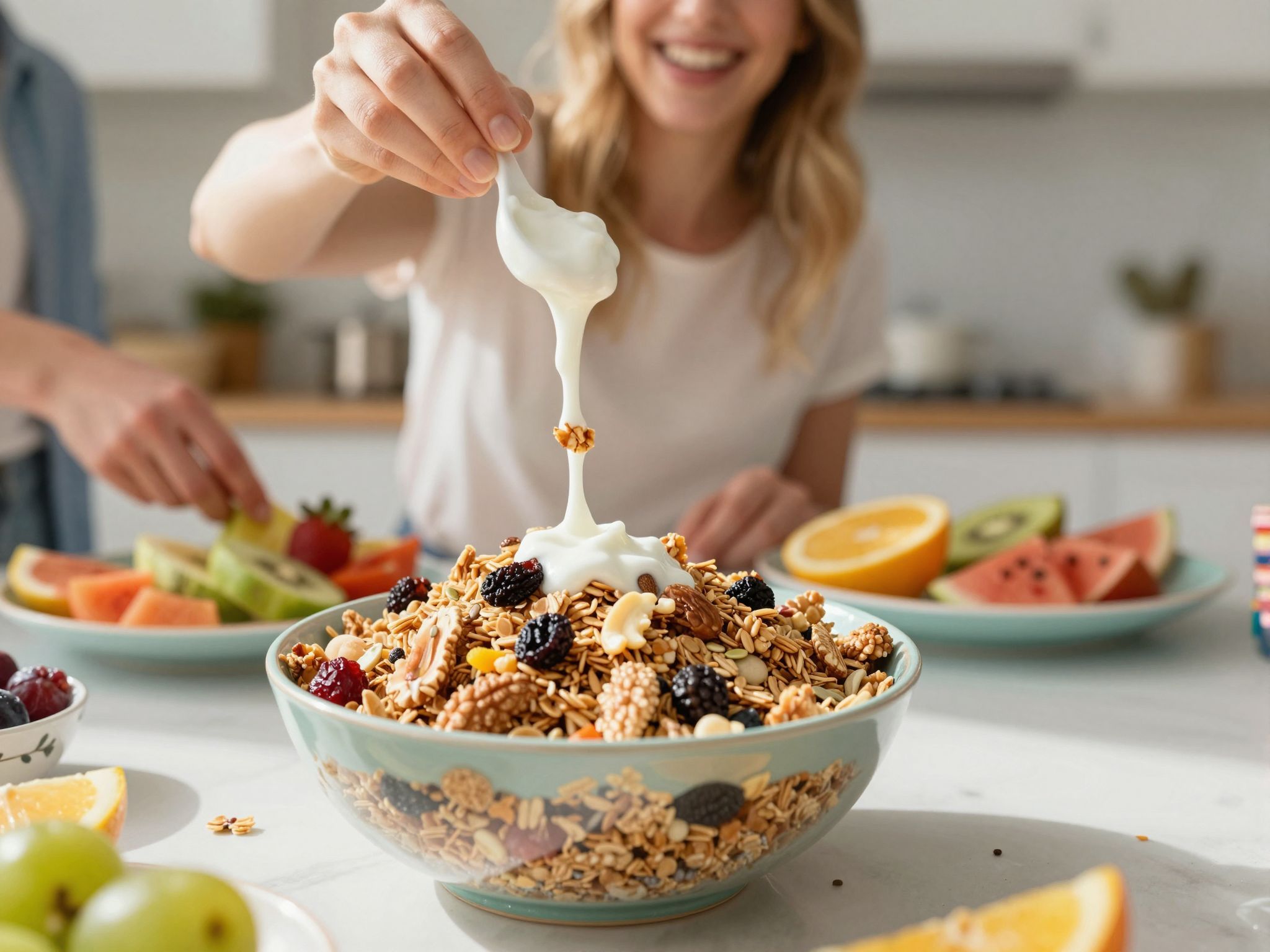 A granola tökéletes energikus reggeli kezdéshez!