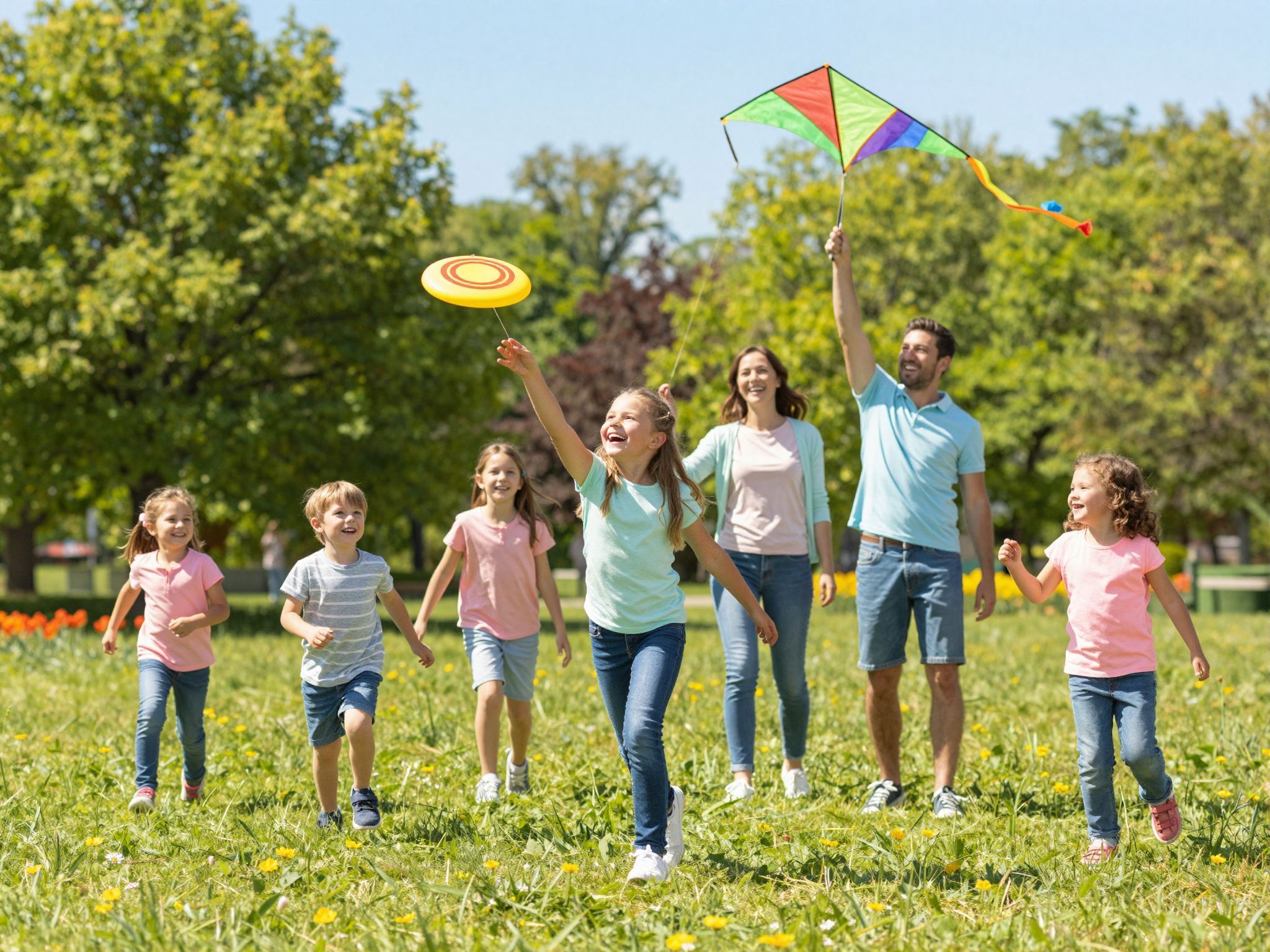 A nagycsaládokban a közös élmények erősítik a boldogságot.