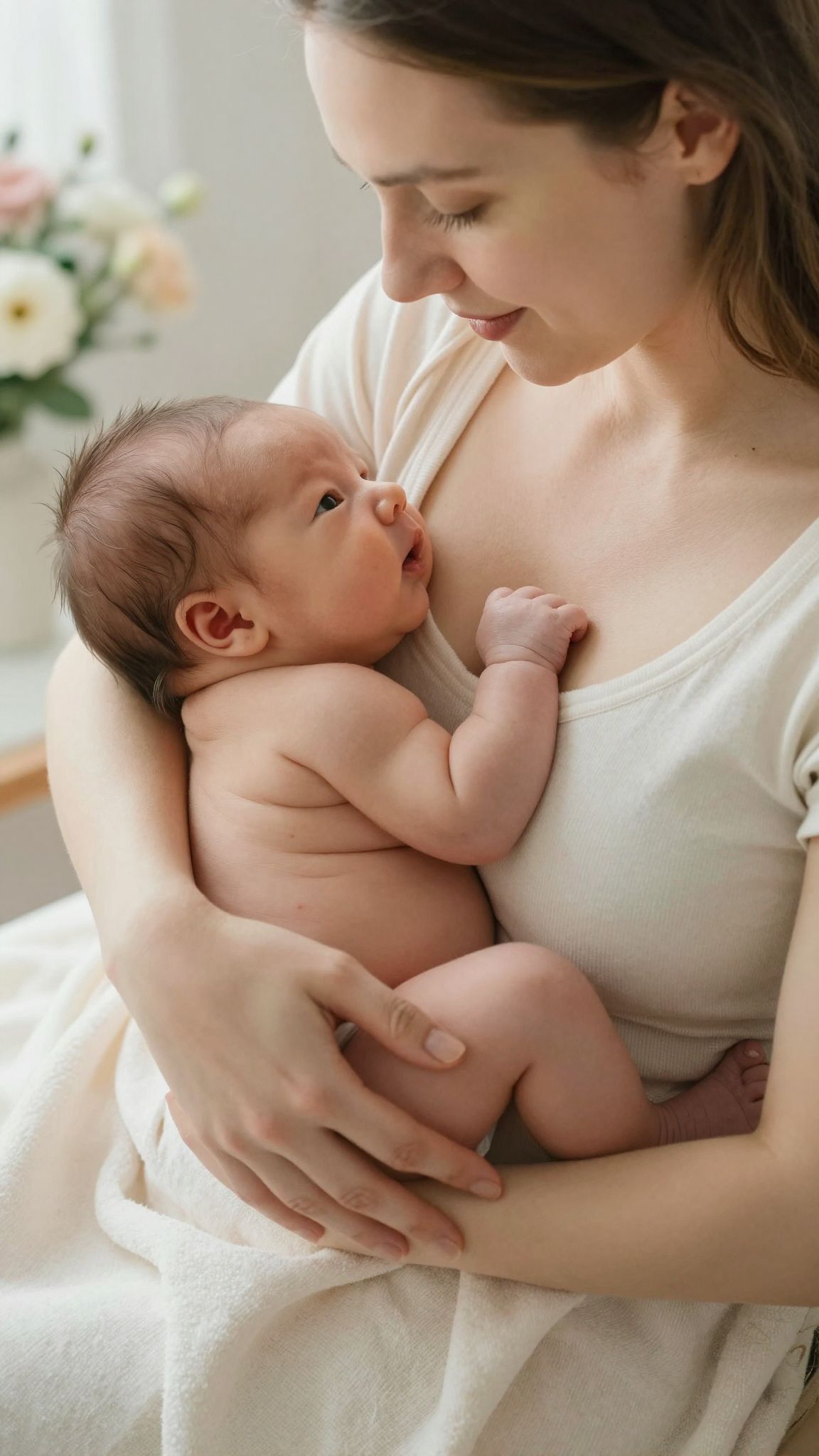 A bőr érintkezés erősíti a szülő-gyermek kötődést.