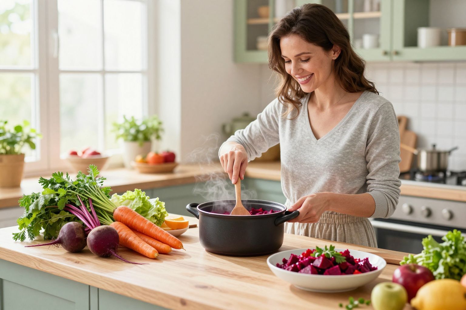 Céklafőzelék laktóz- és gluténmentes alternatívái egészségesek.