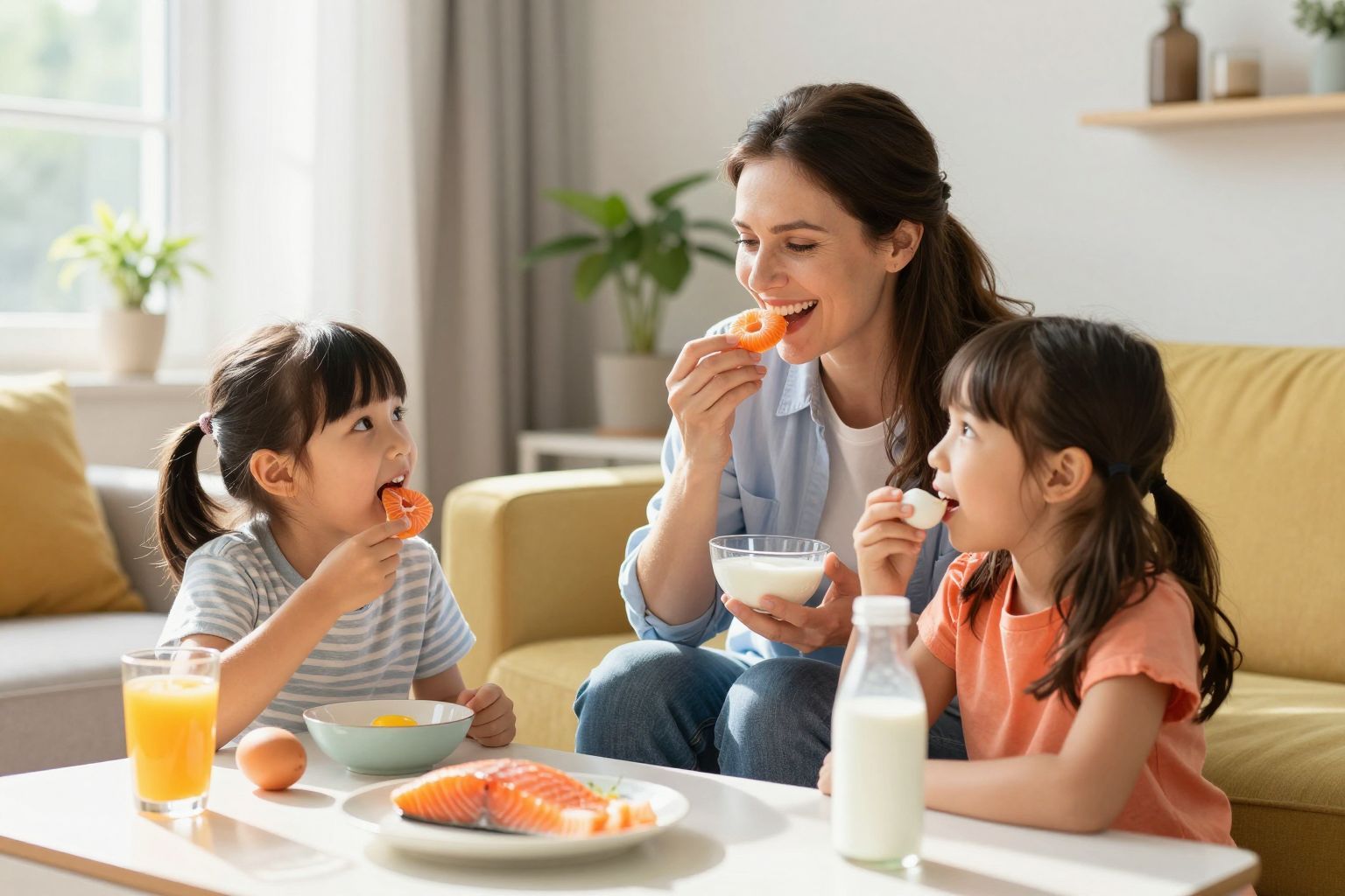 A D-vitamin alapvető a csontok és immunrendszer fejlődéséhez.