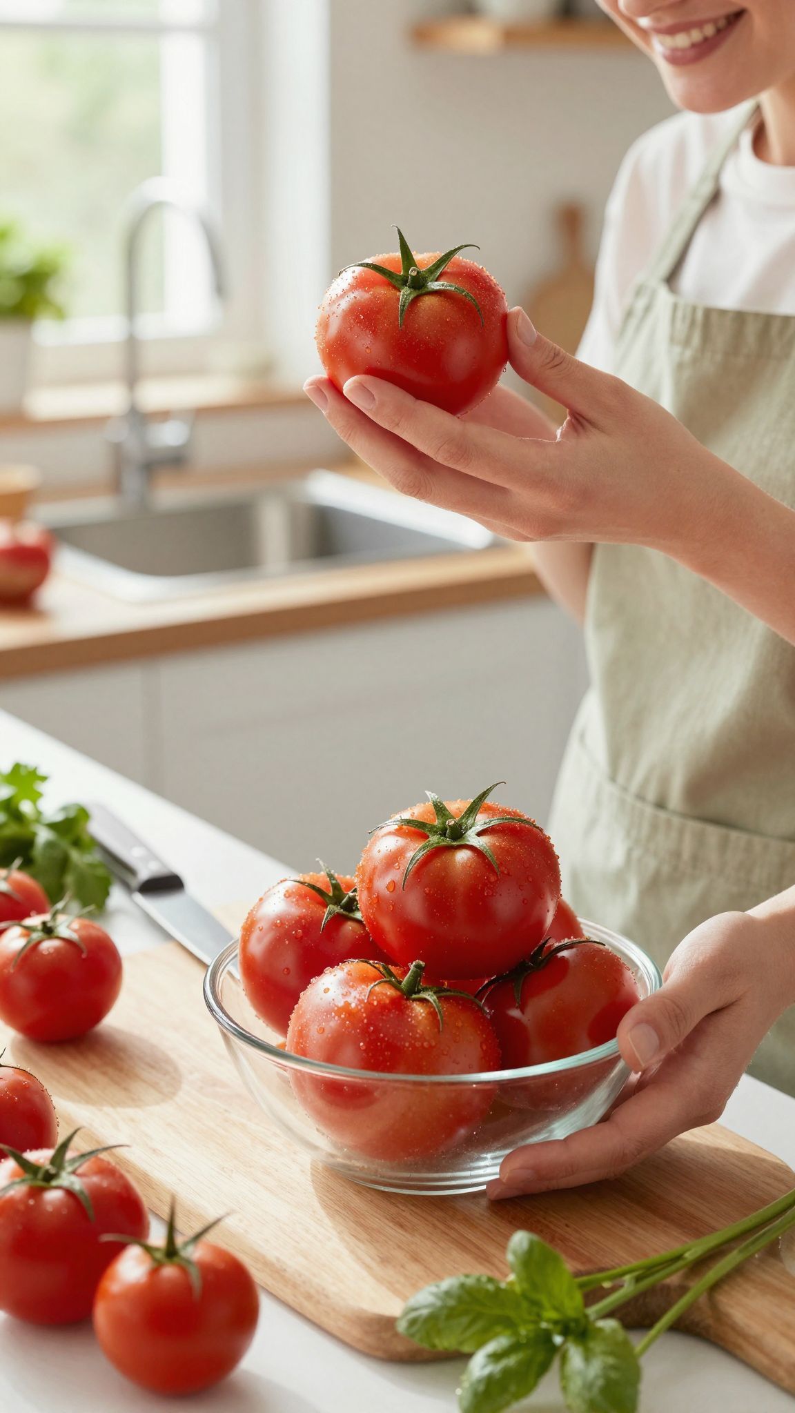 A fagyasztott paradicsom gyorsan felhasználható főzéshez.