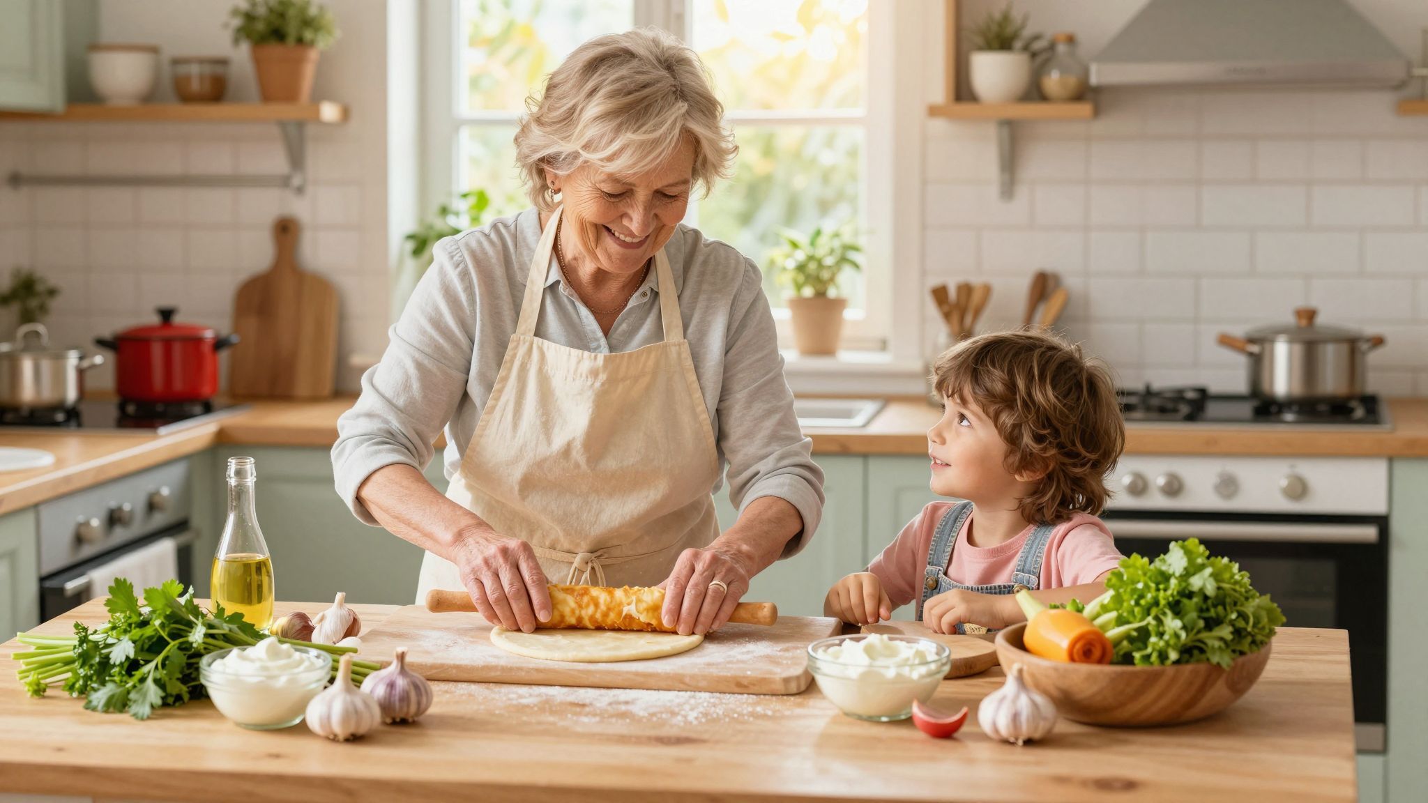 A fokhagymás tejföl kiemeli a lángos ízét.