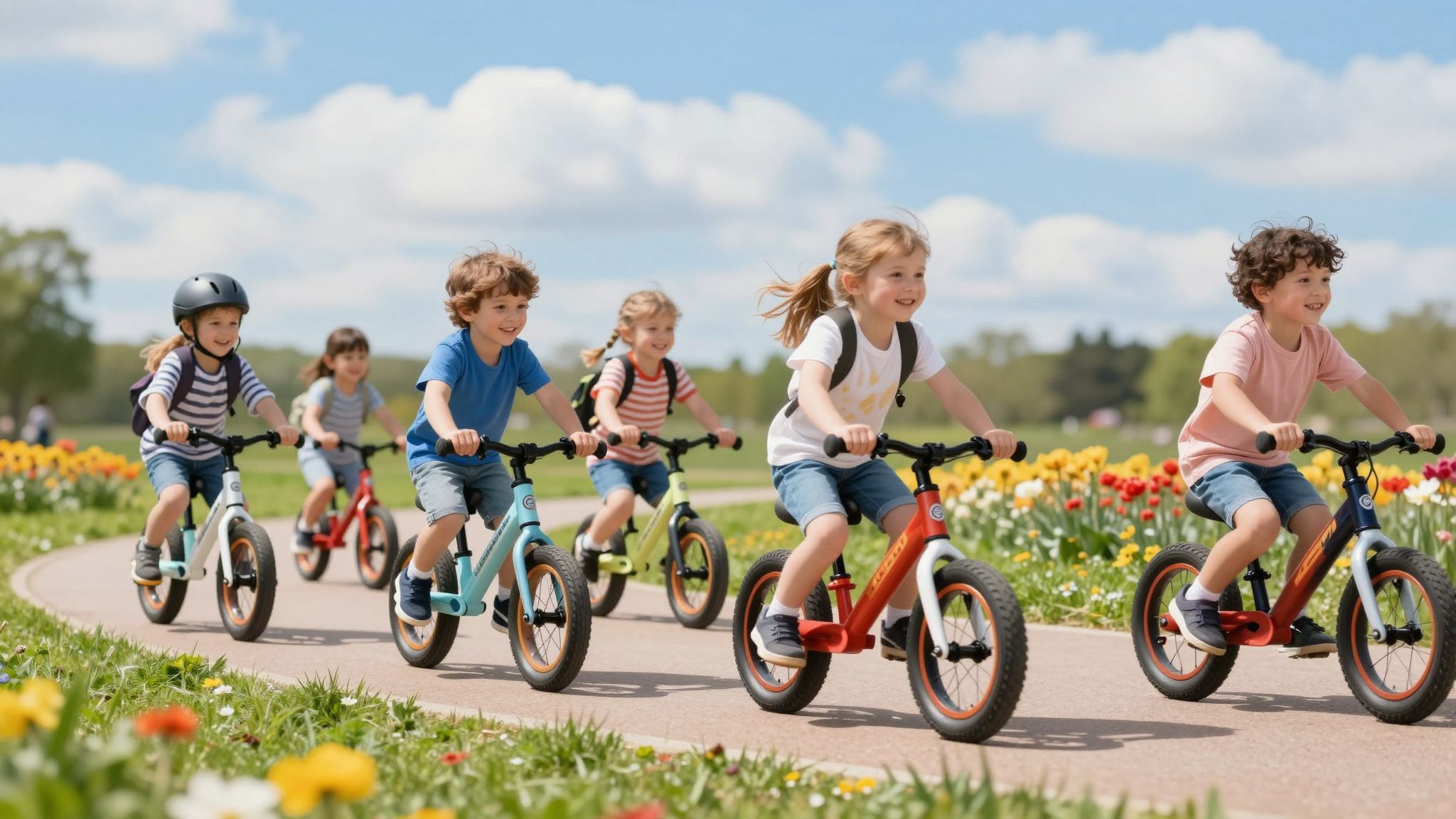 A futóbicikli segít a gyerekek egyensúlyérzékének fejlesztésében.