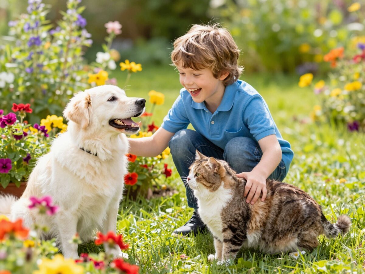 A háziállatok pozitív hatása a gyerekek mentális és fizikai egészségére