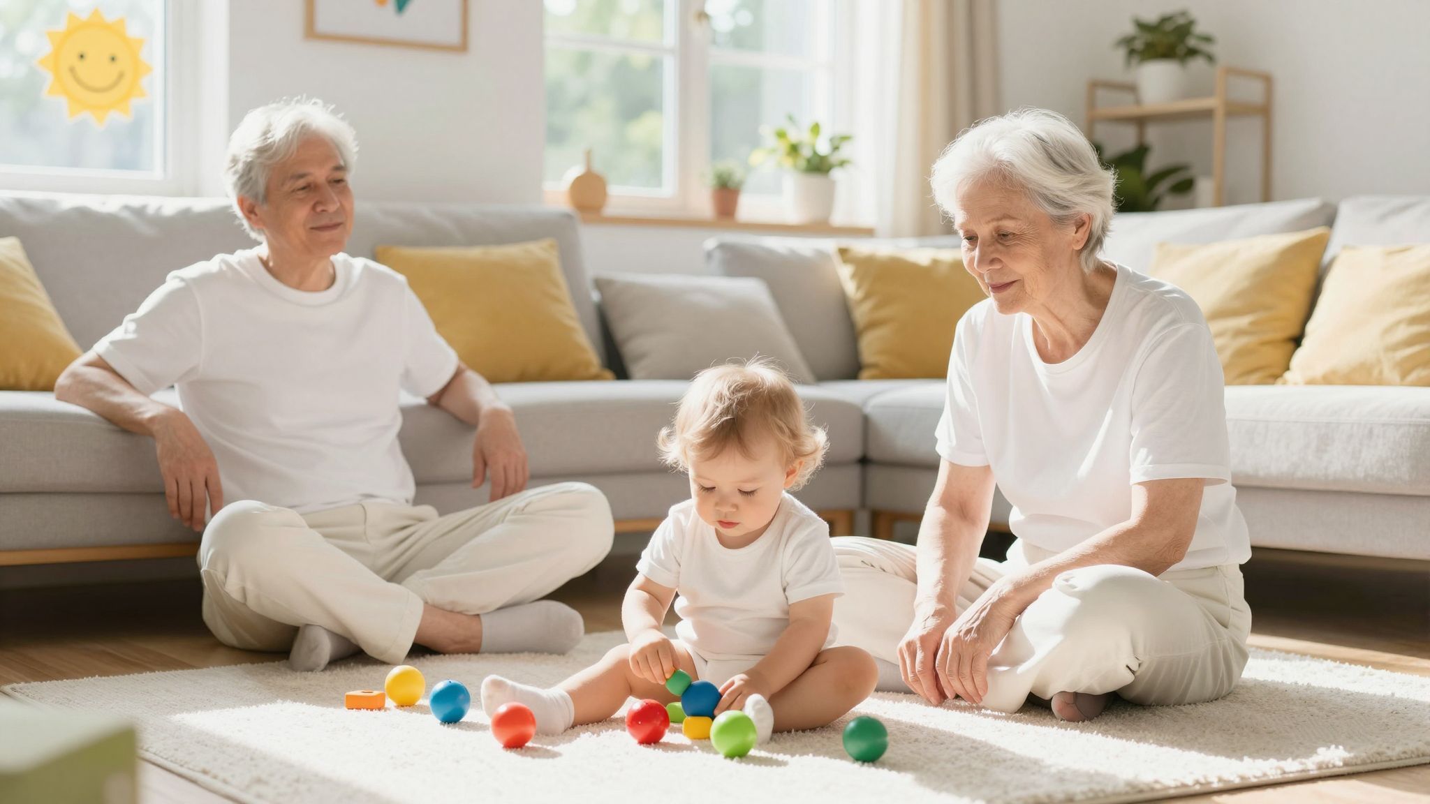 A szülői nyugalom segít a gyermek érzelmi fejlődésében.